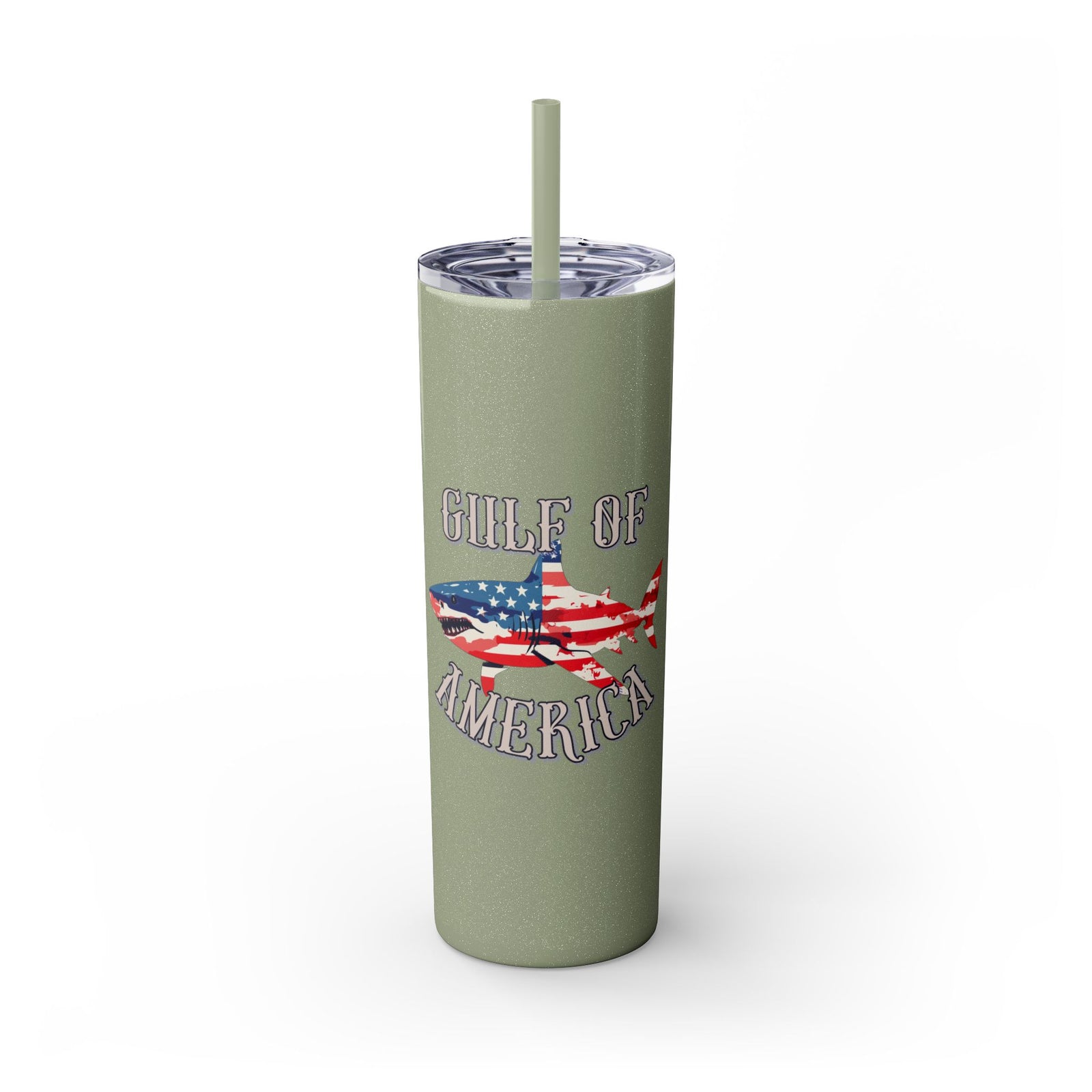 Liberty Tonight: Gulf of America Shark Tumbler, 20oz