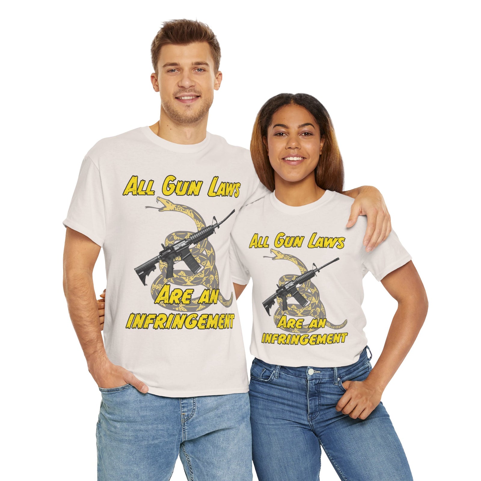 Judge Nap: All Gun Rights Are Infringements AR15 Gadsden T-Shirt