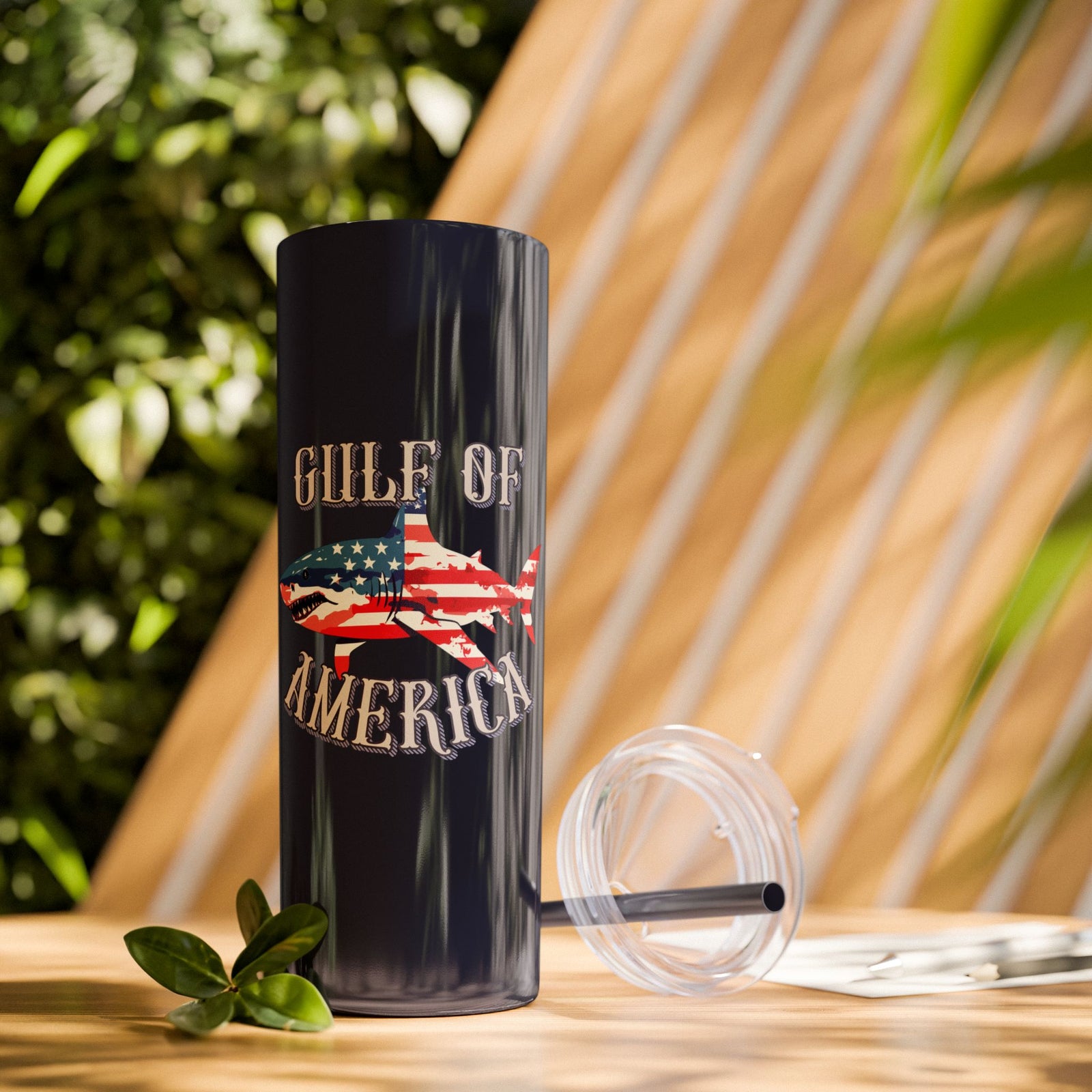 Liberty Tonight: Gulf of America Shark Tumbler, 20oz