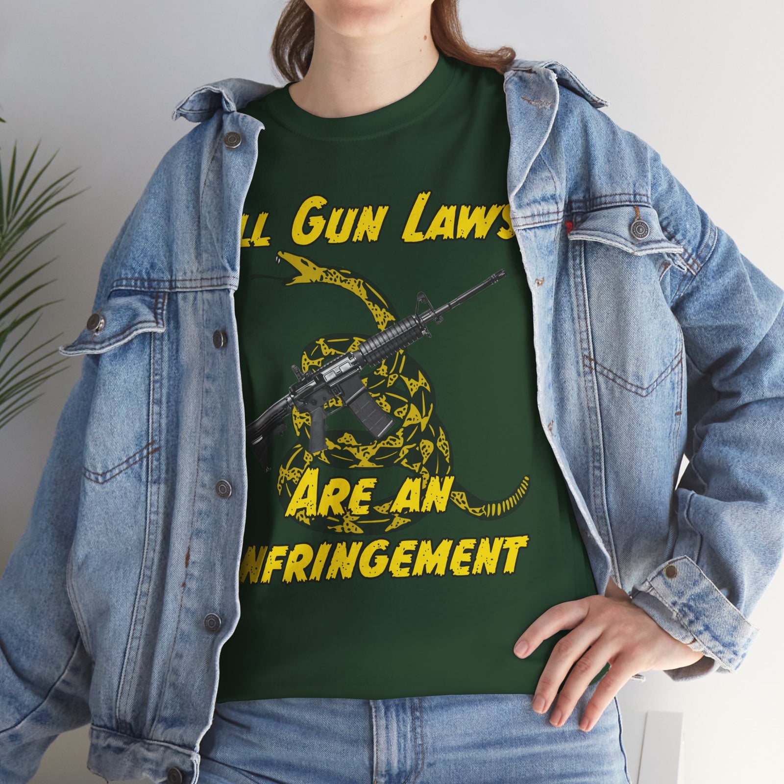 Judge Nap: All Gun Rights Are Infringements AR15 Gadsden T-Shirt