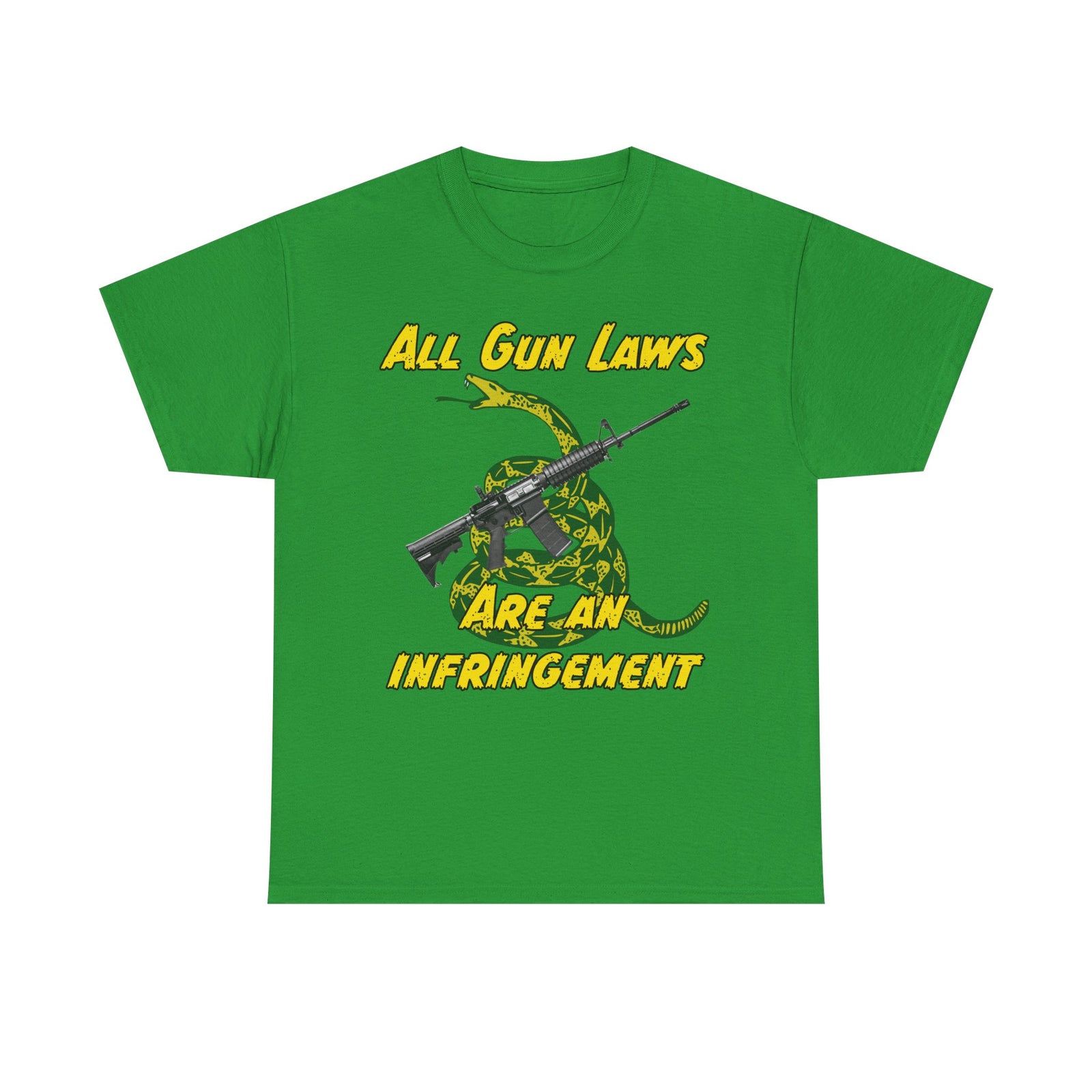 Judge Nap: All Gun Rights Are Infringements AR15 Gadsden T-Shirt