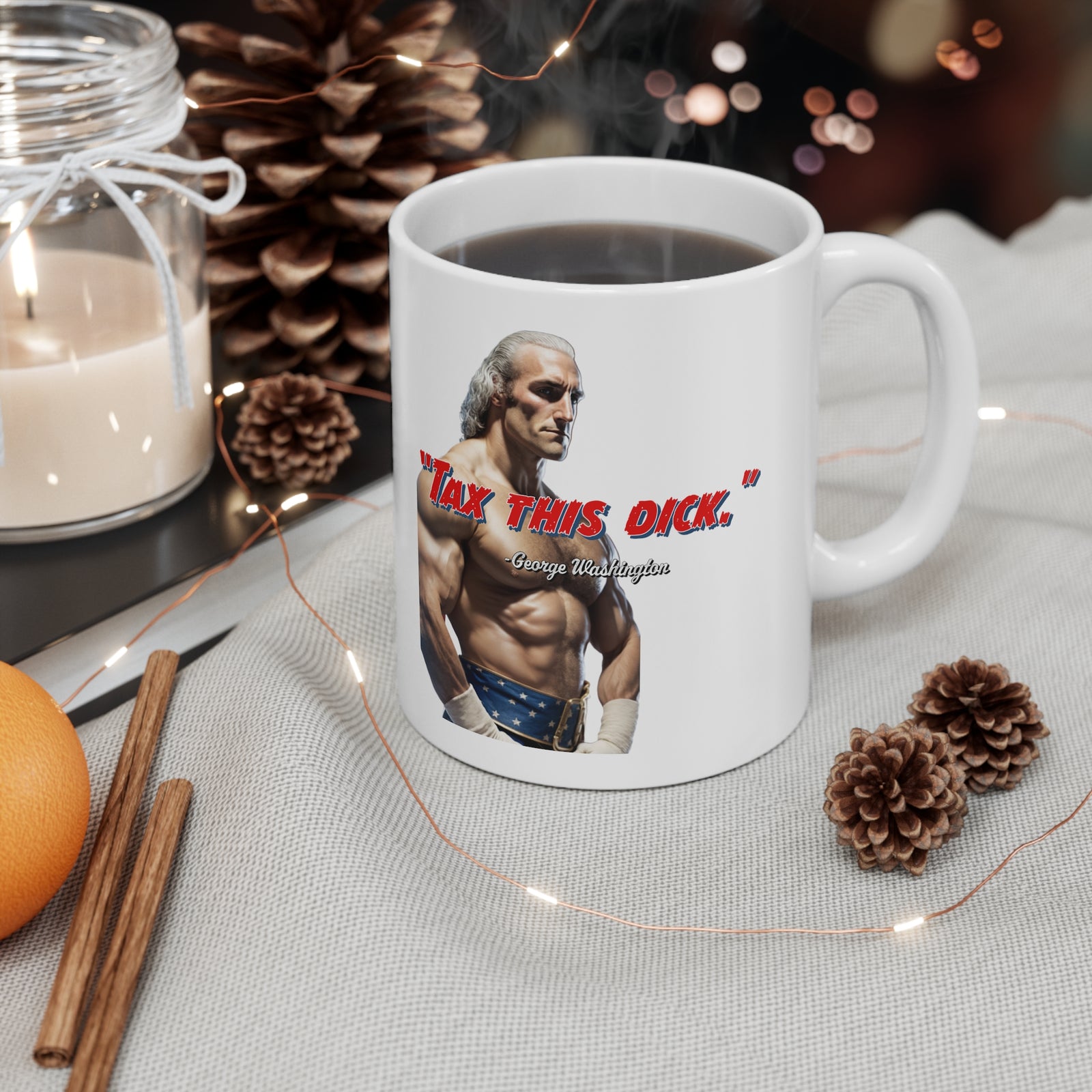 Tax This Dick George Washington Mug