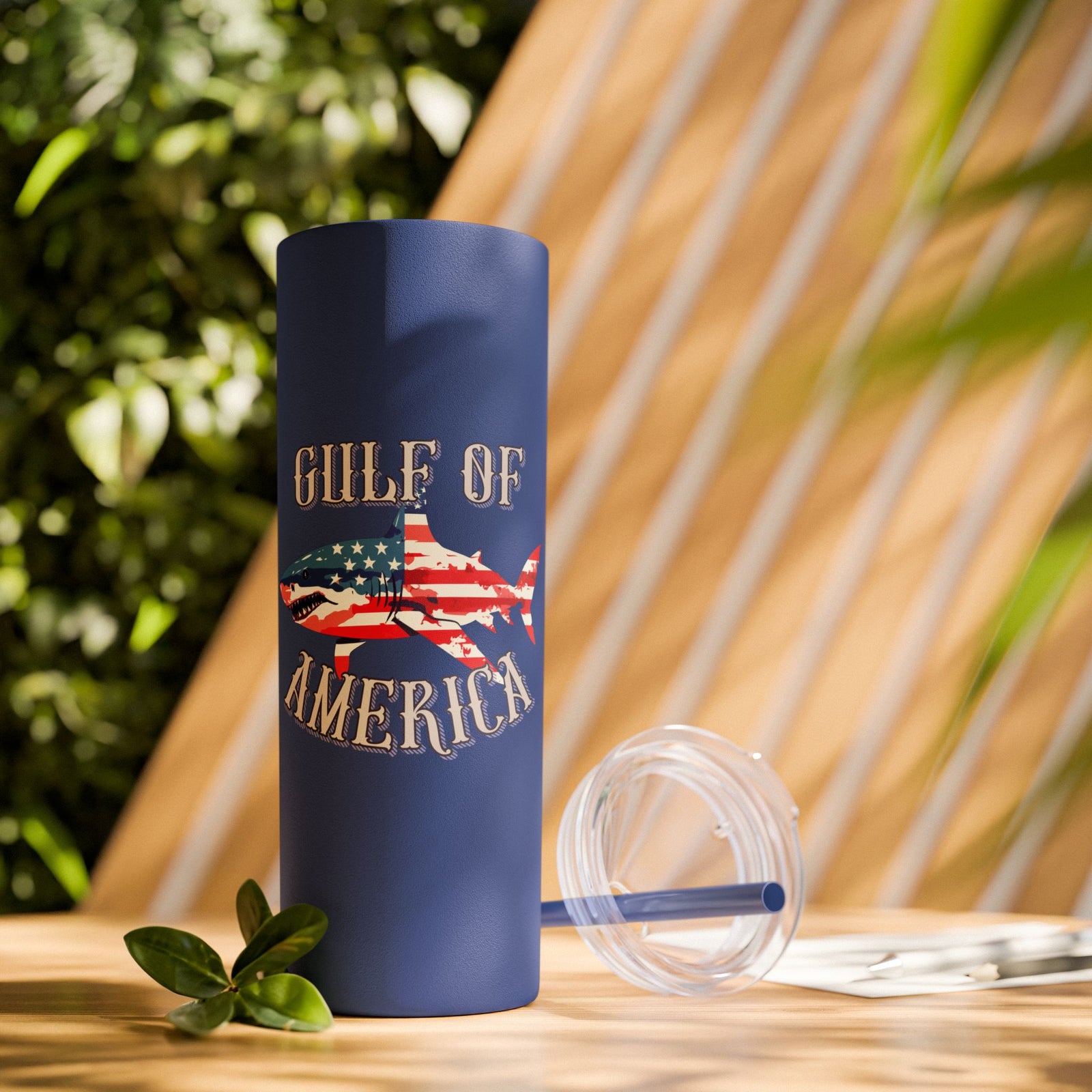 Liberty Tonight: Gulf of America Shark Tumbler, 20oz