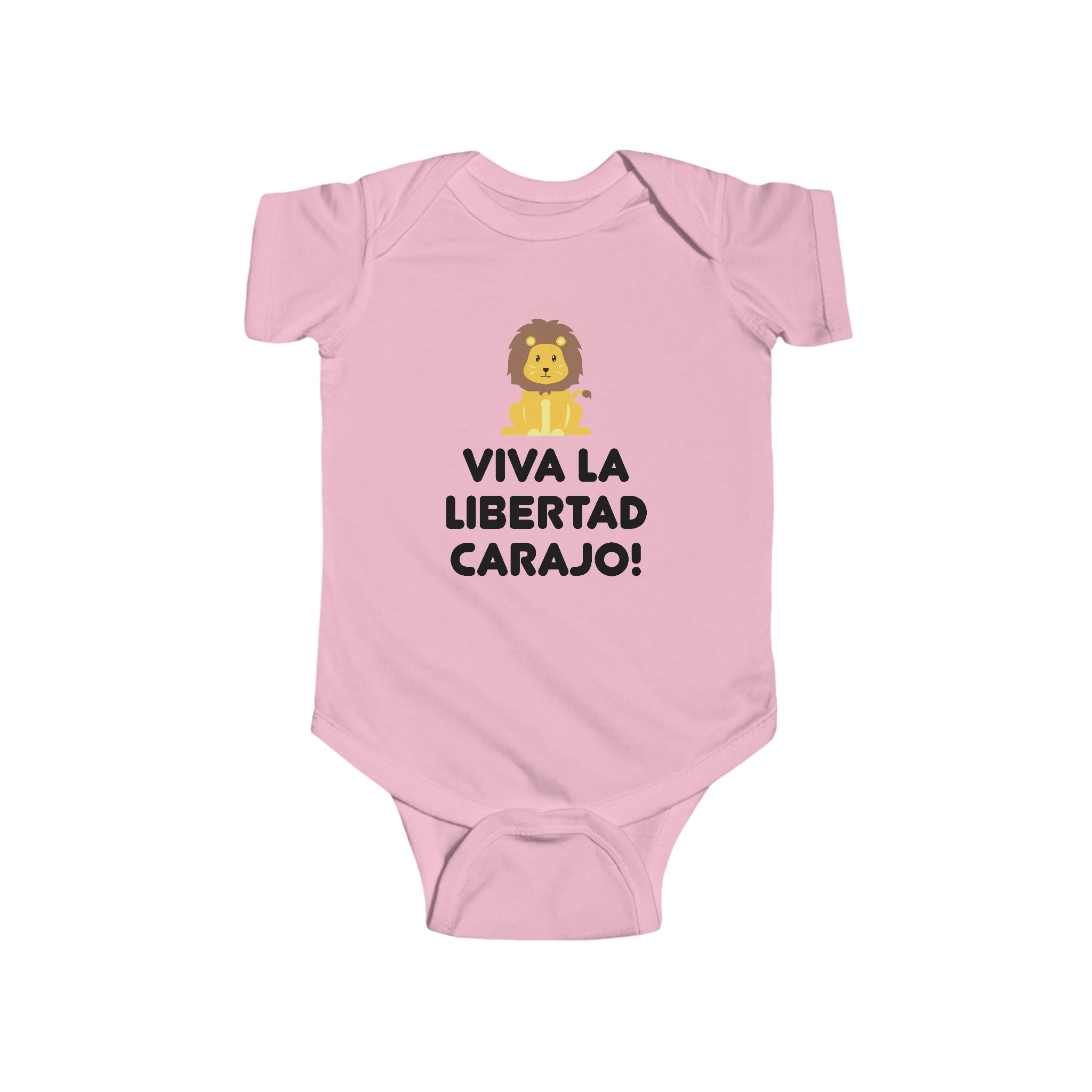 Viva La Libertad Carajo Lion Infant Fine Jersey Onesie
