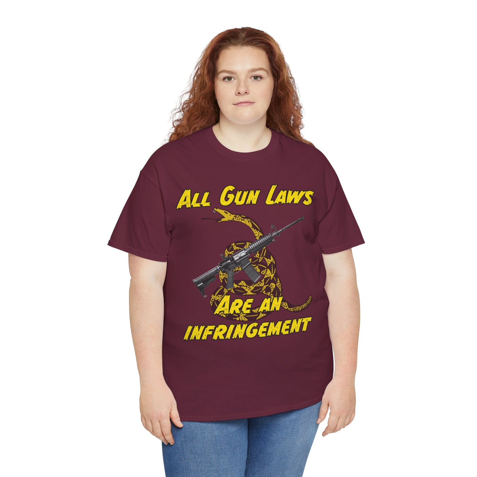 Judge Nap: All Gun Rights Are Infringements AR15 Gadsden T-Shirt