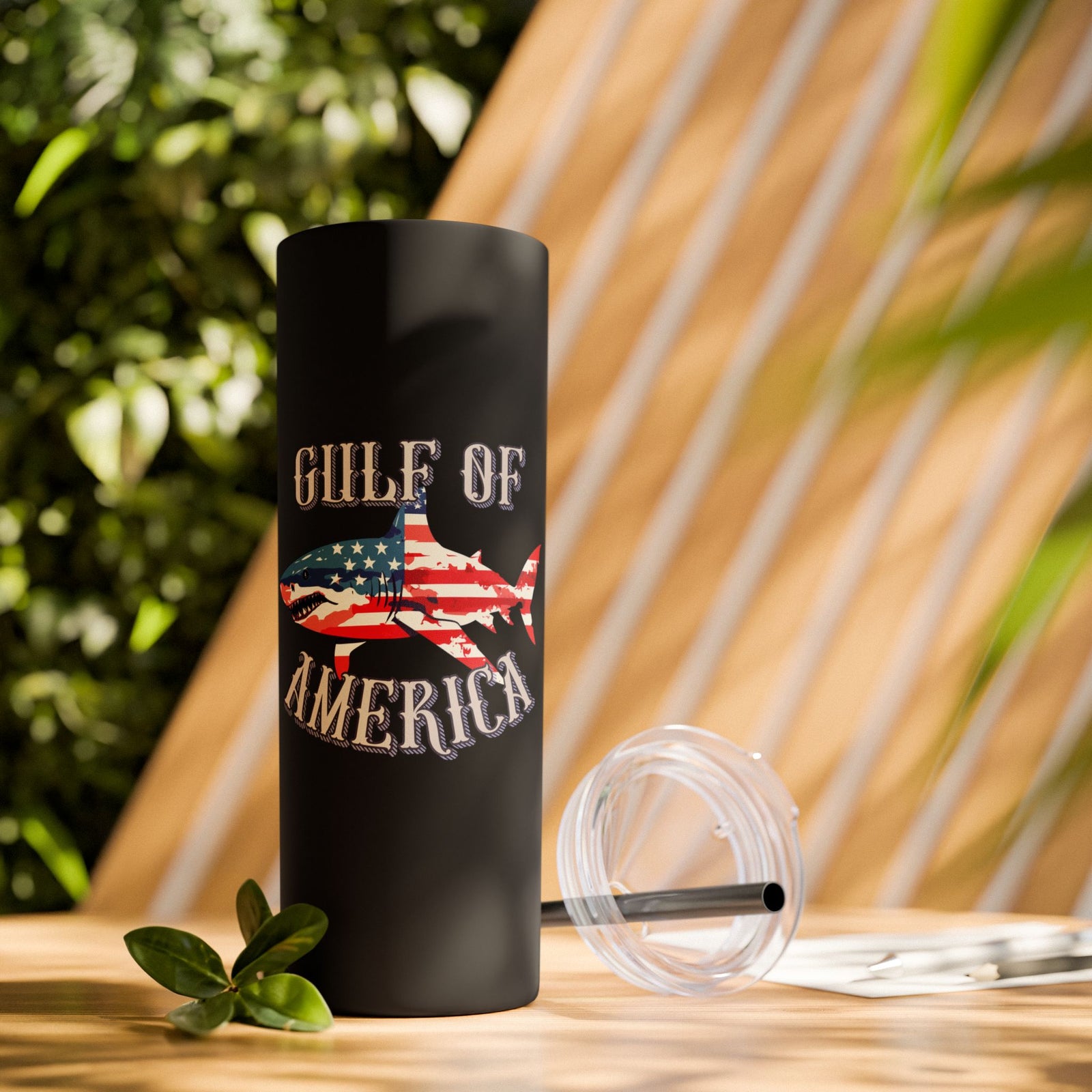 Liberty Tonight: Gulf of America Shark Tumbler, 20oz