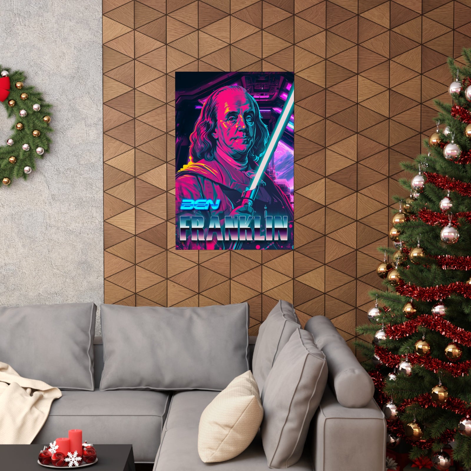 Ben Franklin - Space Wizard Poster