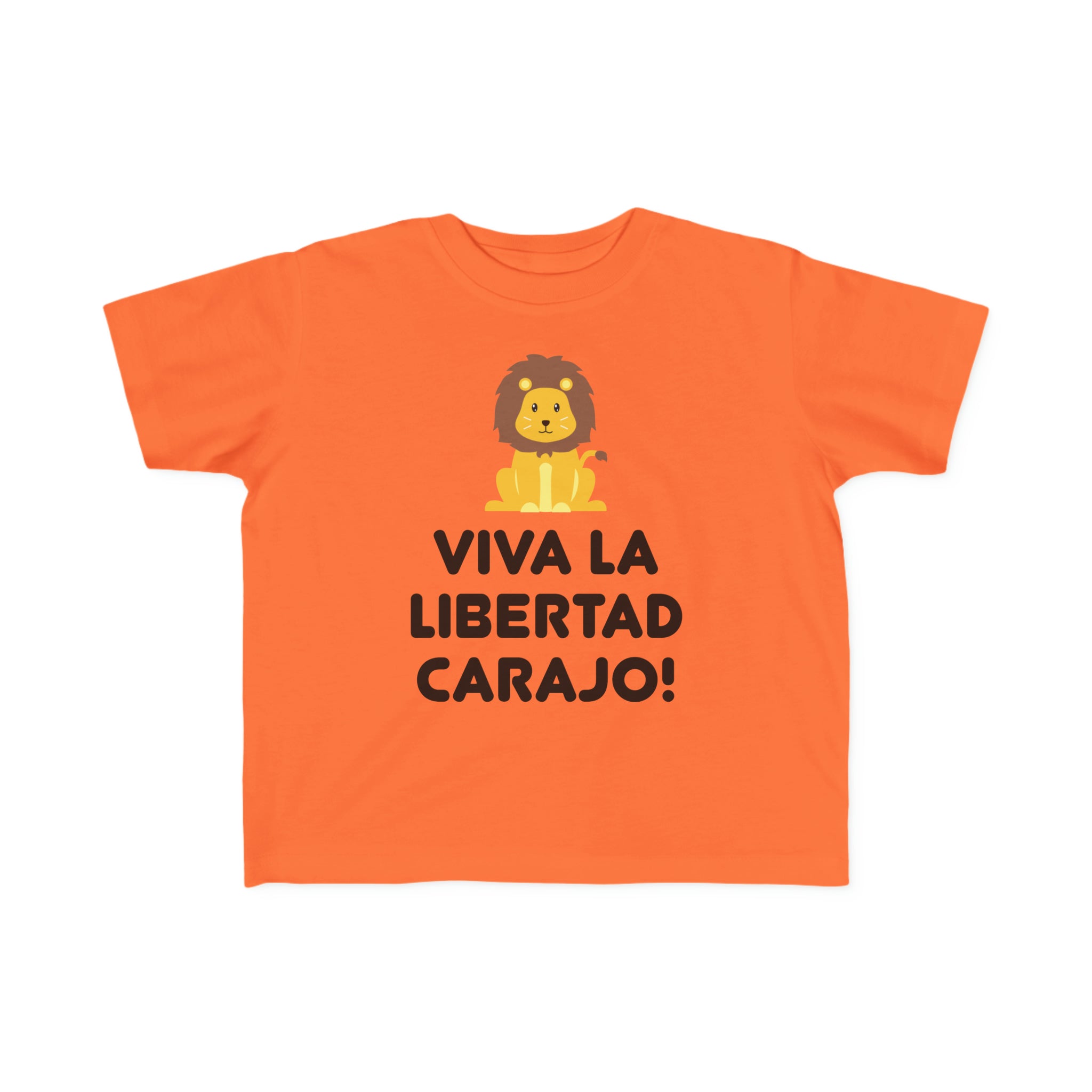 Viva La Libertad Carajo Lion Toddler's Fine Jersey Tee