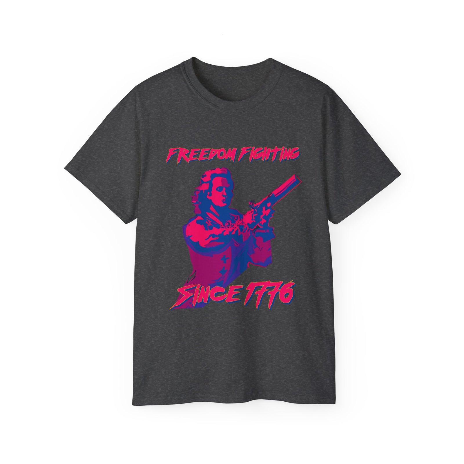 Freedom Fighting Since 1776 Synthwave Tee