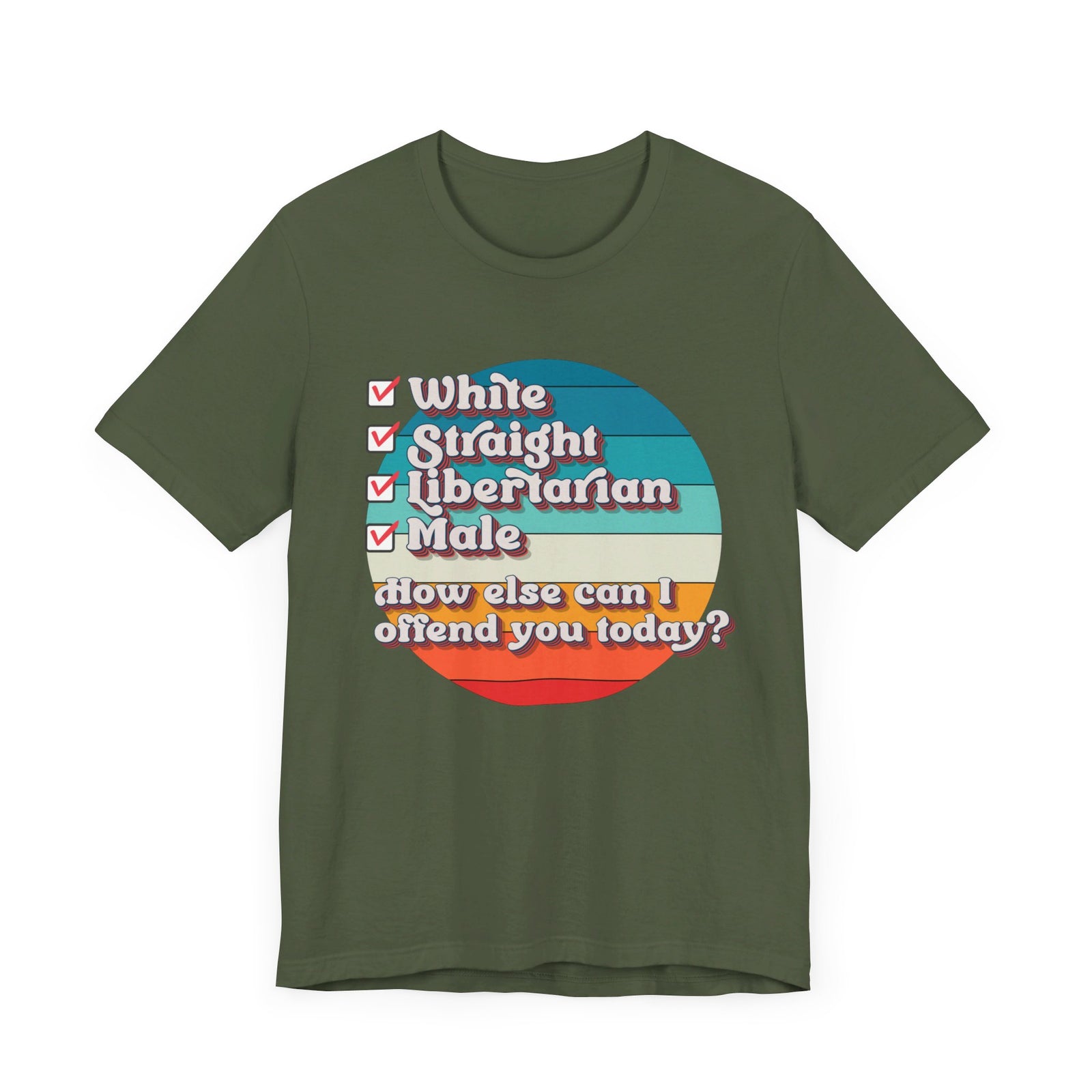 Straight White Male Libertarian: Ultimate Trigger Machine T-Shirt