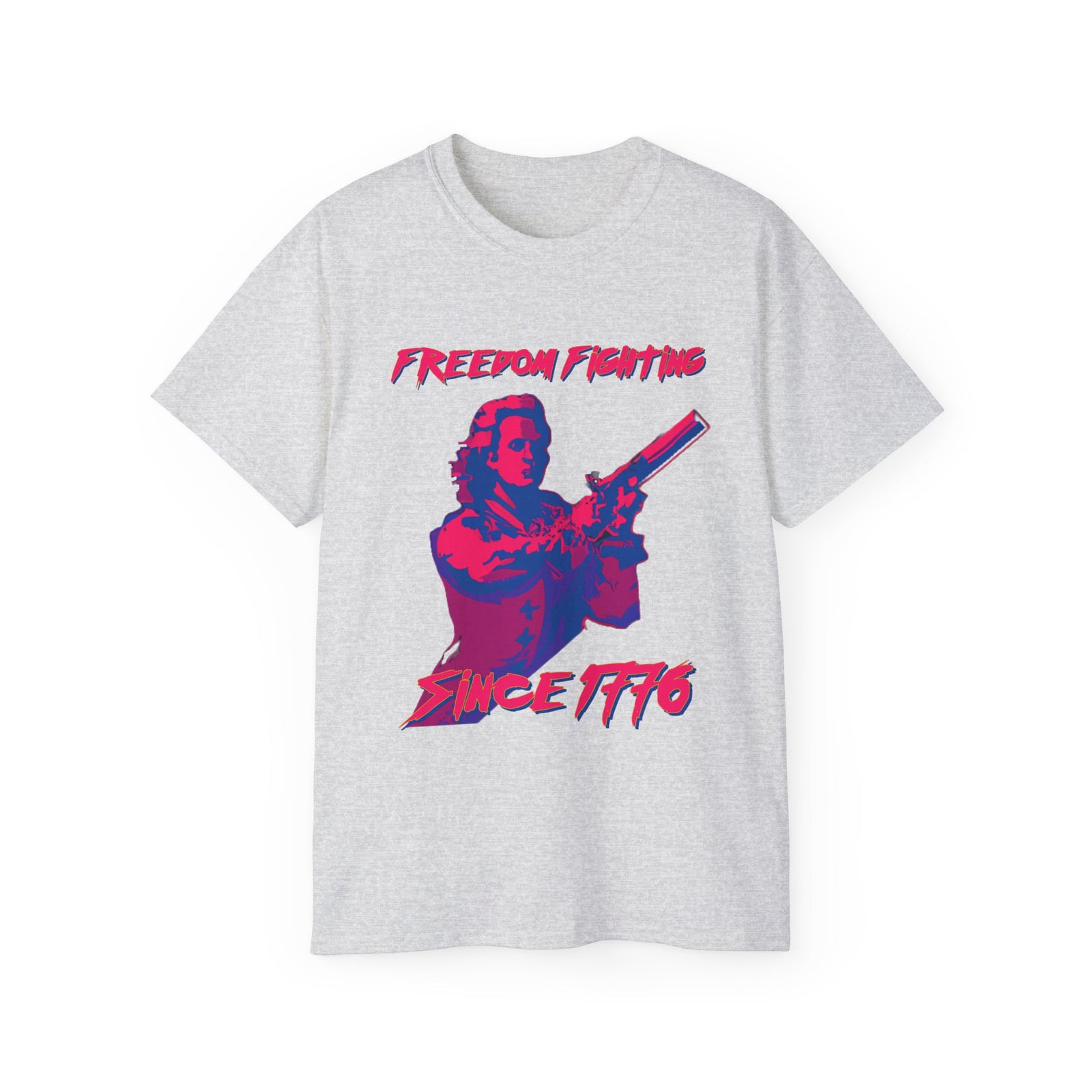 Freedom Fighting Since 1776 Synthwave Tee
