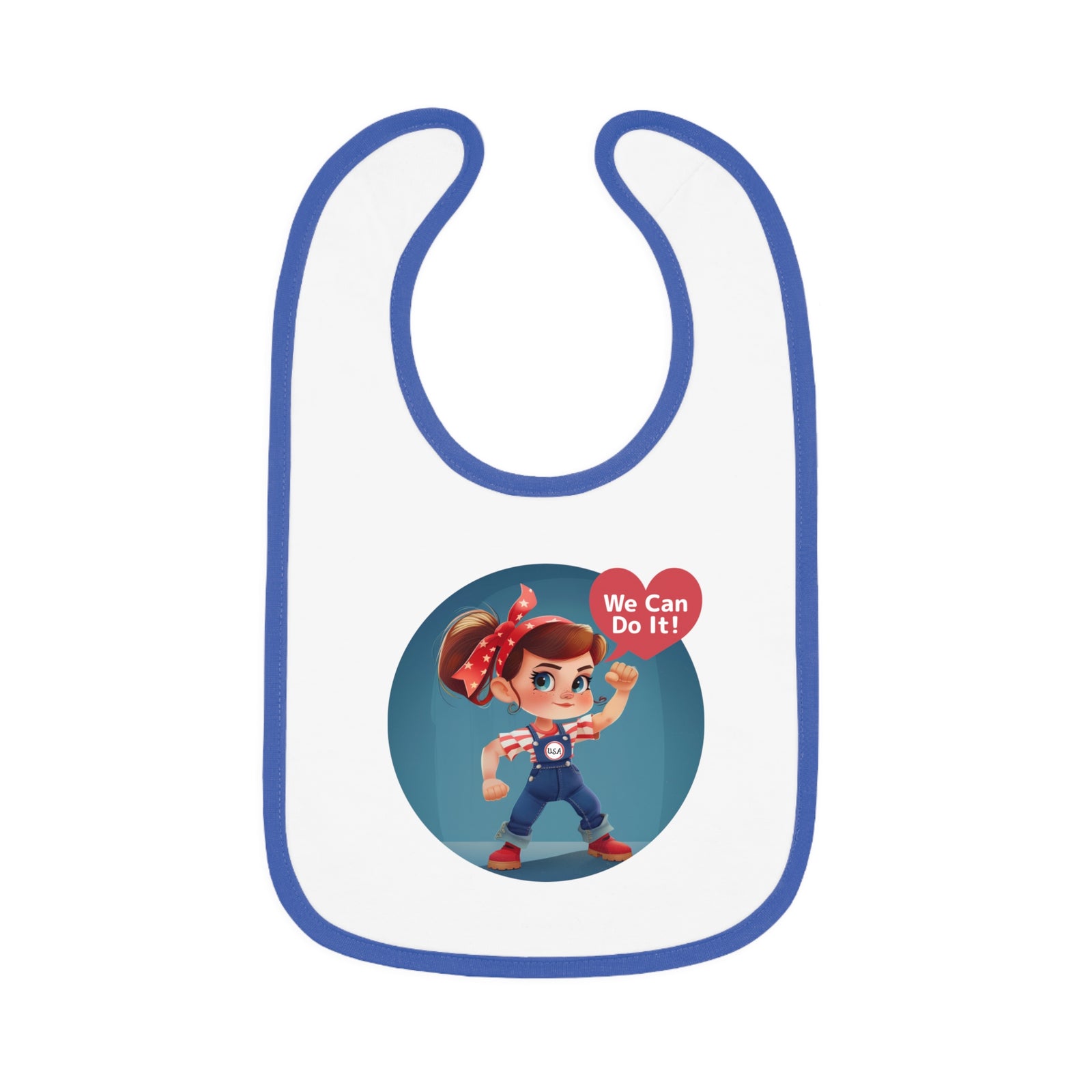Rosie The Riveter Jersey Bib