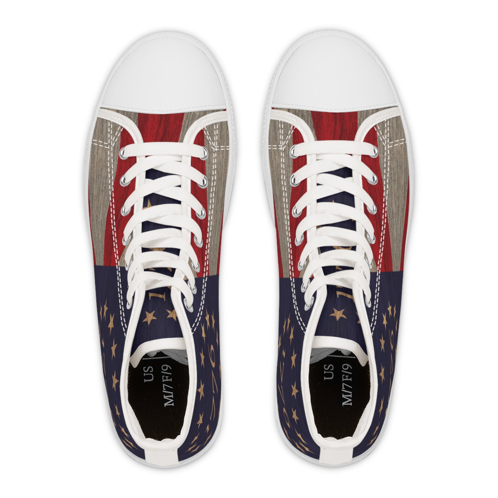 Betsy Ross Flag Women's High Top Sneakers