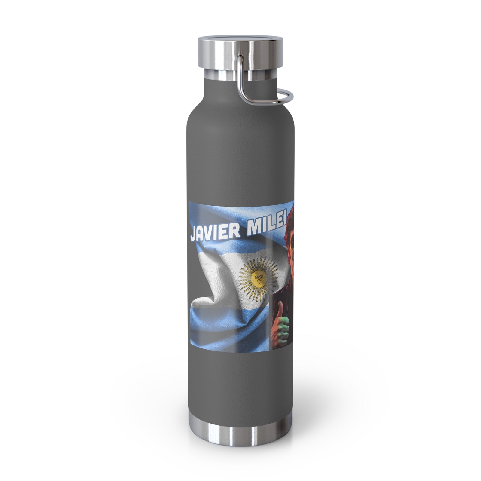 Javier Milei Copper Vacuum Insulated Bottle, 22oz