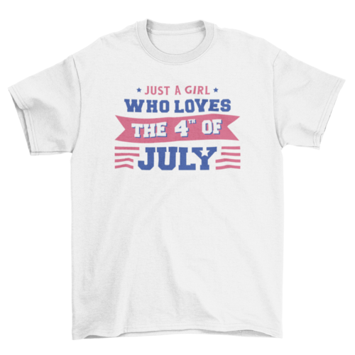 4th of July Girl Tee