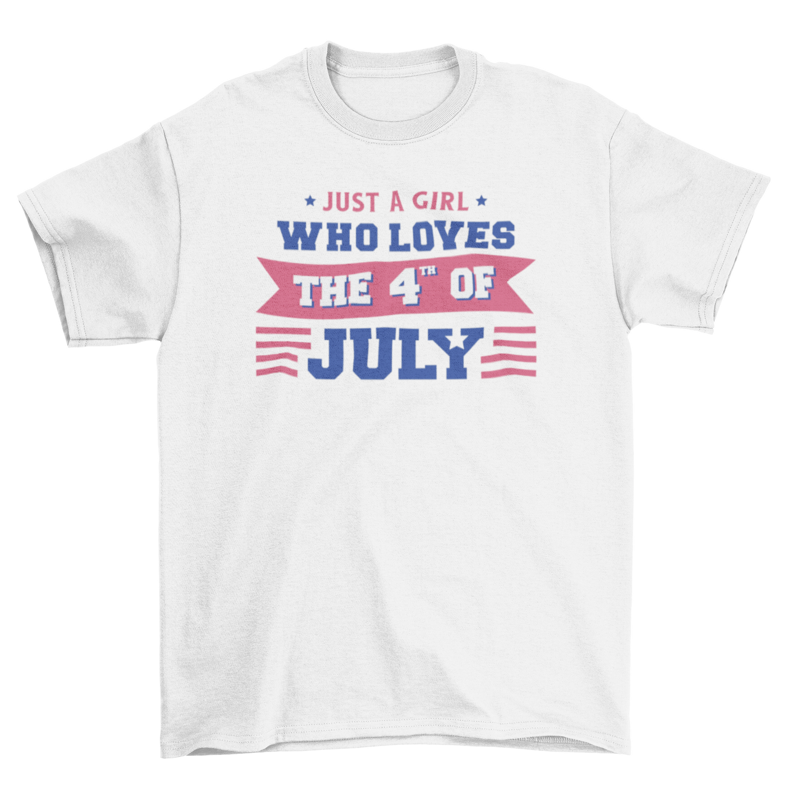 4th of July Girl Tee
