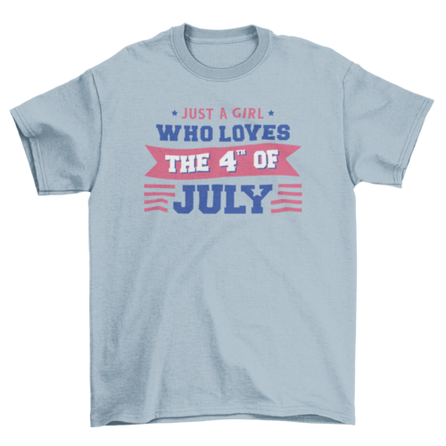 4th of July Girl Tee