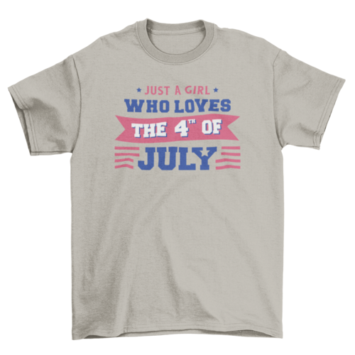 4th of July Girl Tee