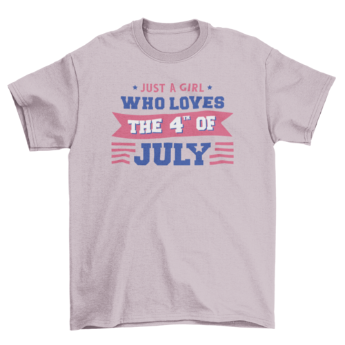 4th of July Girl Tee