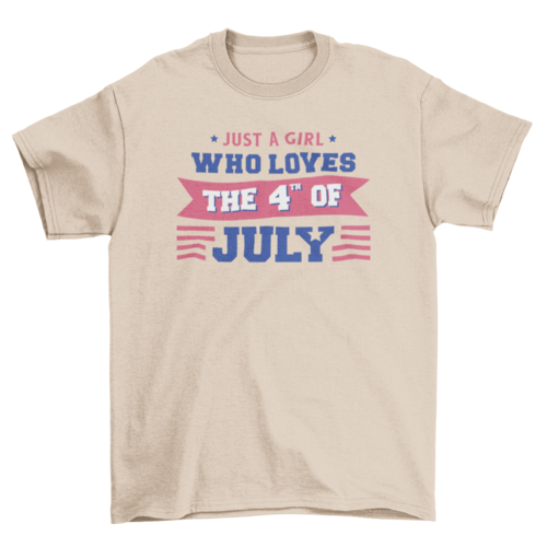 4th of July Girl Tee