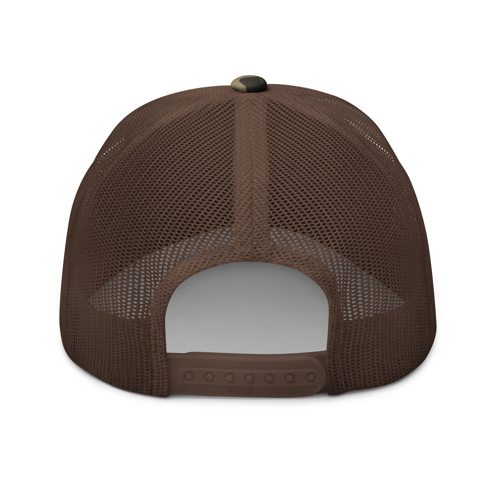 TRUMP Gadsden Snake Camo Trucker Hat – Don’t Tread on MAGA!