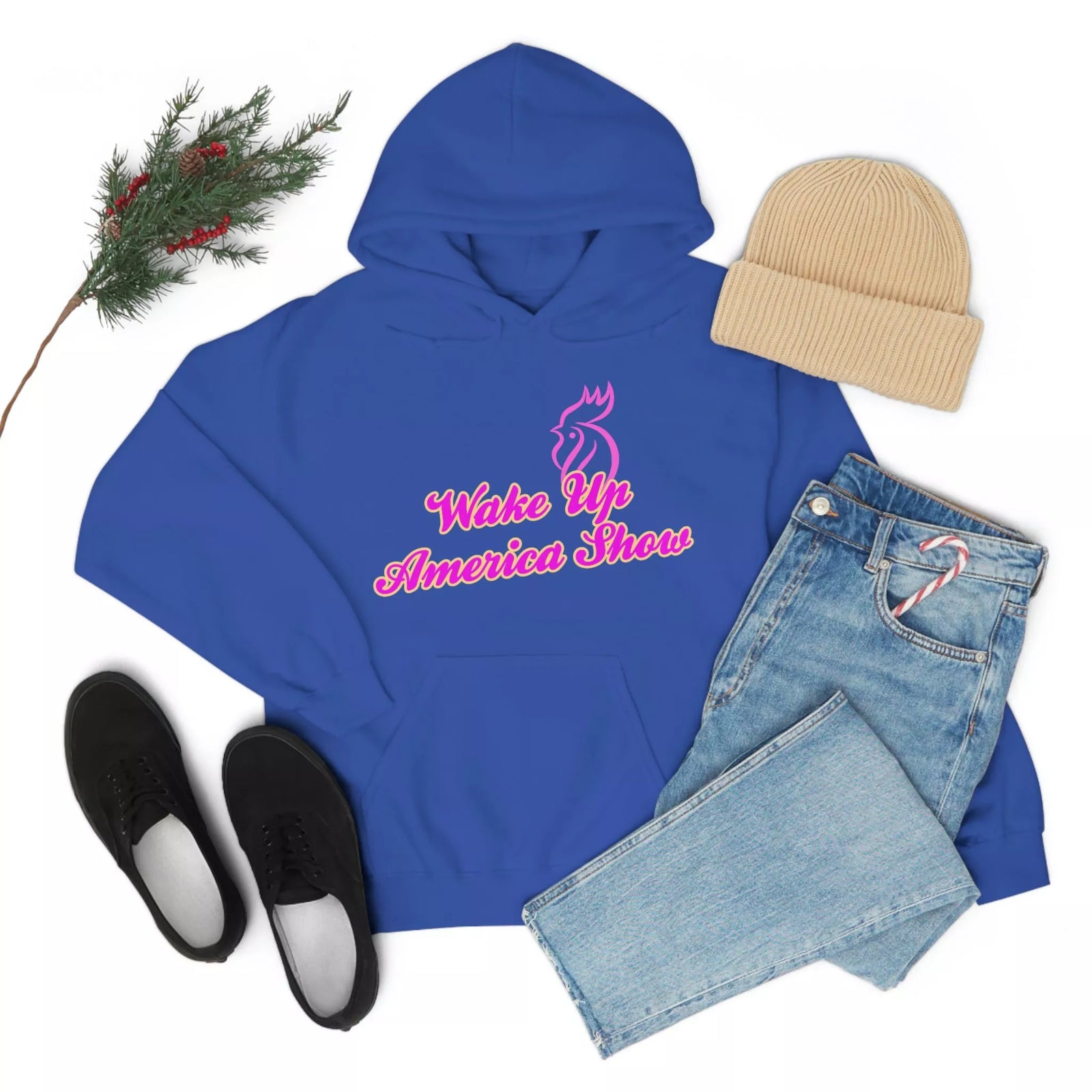 Wake Up America Show Unisex Heavy Blend™ Hooded Sweatshirt