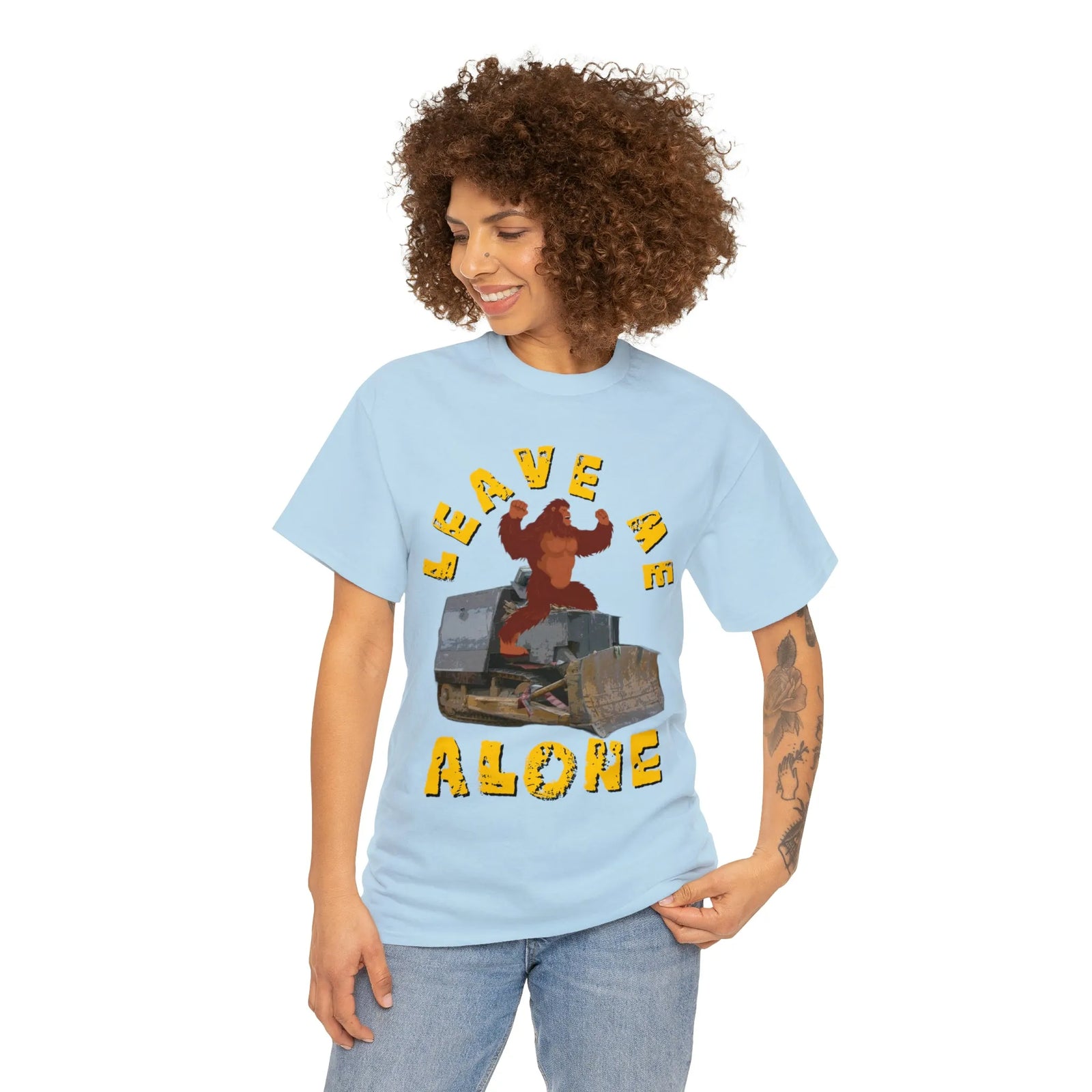 Leave Me Alone Bigfoot Killdozer T-Shirt