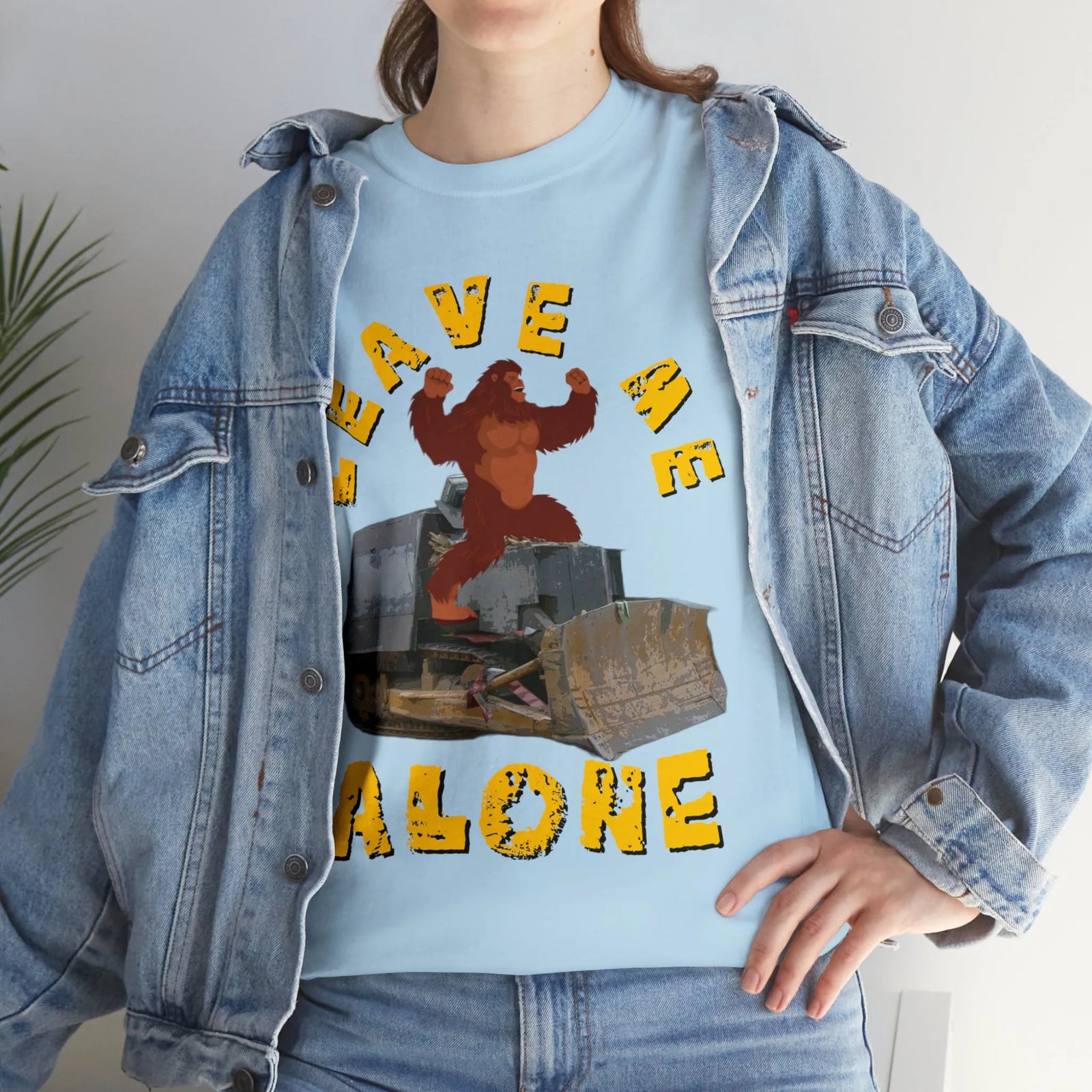 Leave Me Alone Bigfoot Killdozer T-Shirt