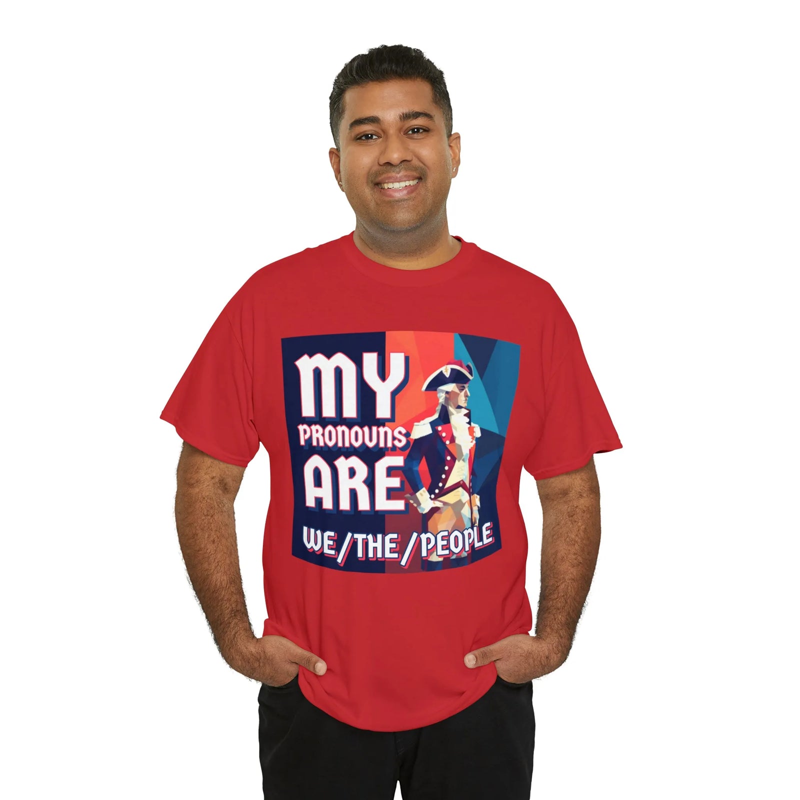 My Pronouns Are We/The/People Unisex Heavy Cotton Tee