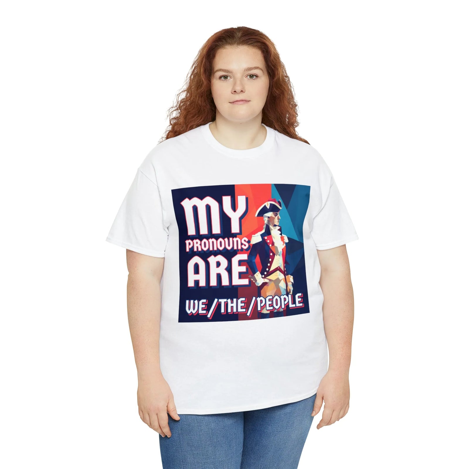 My Pronouns Are We/The/People Unisex Heavy Cotton Tee