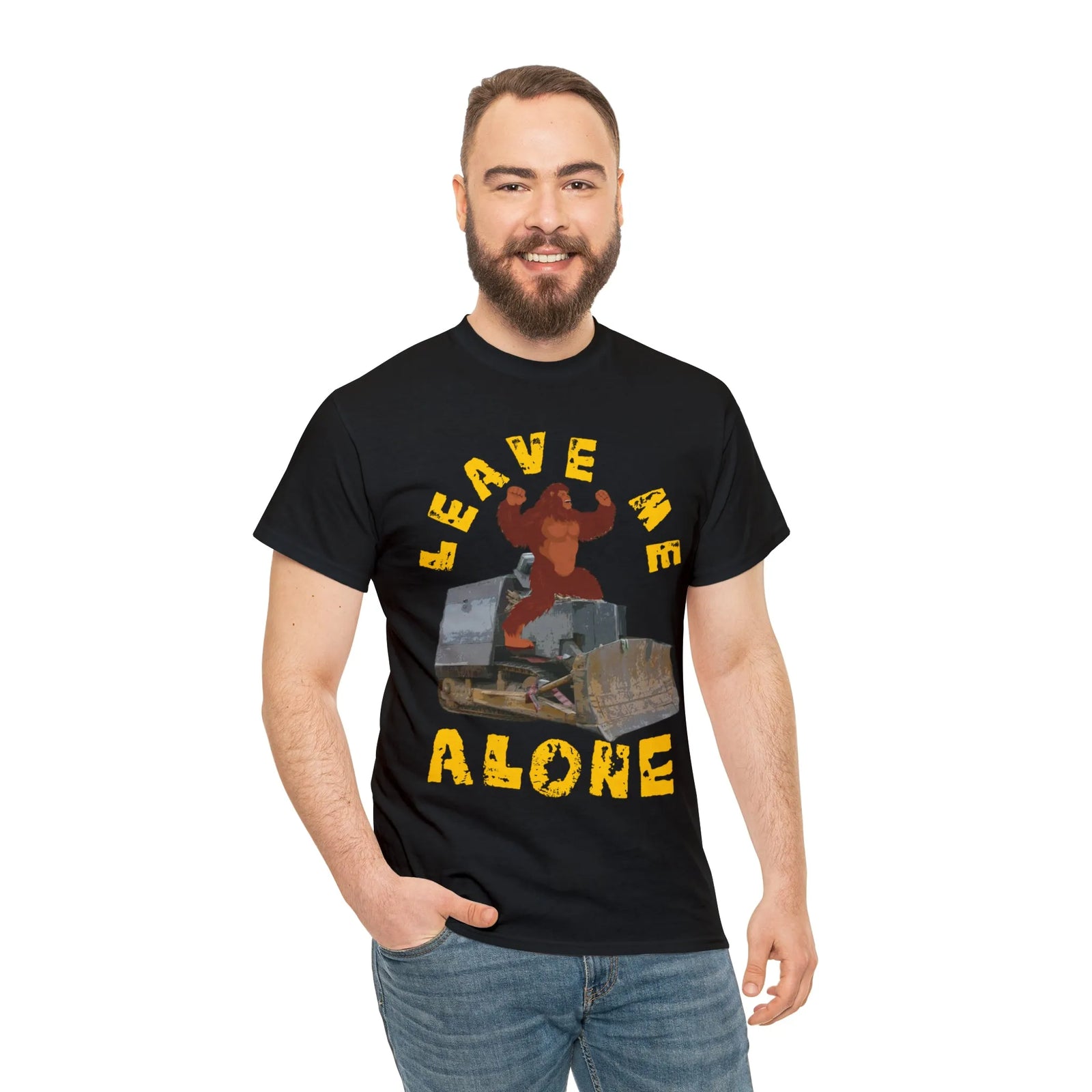 Leave Me Alone Bigfoot Killdozer T-Shirt