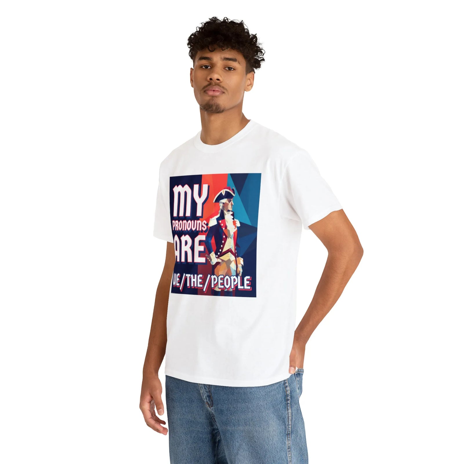 My Pronouns Are We/The/People Unisex Heavy Cotton Tee
