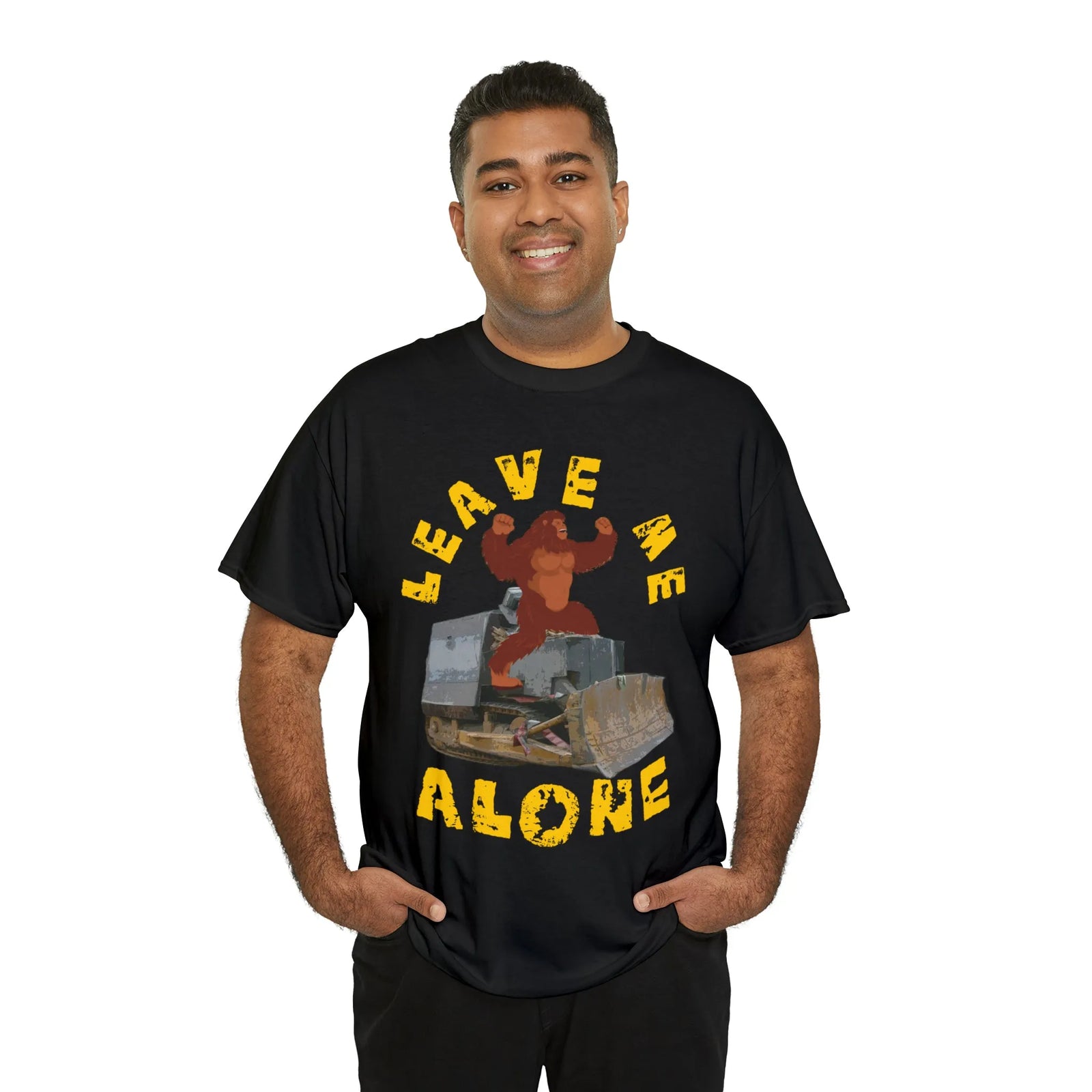 Leave Me Alone Bigfoot Killdozer T-Shirt