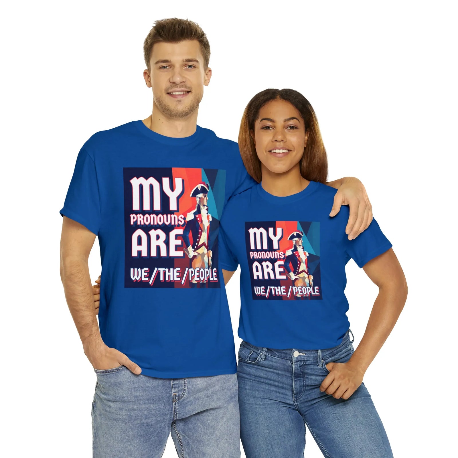 My Pronouns Are We/The/People Unisex Heavy Cotton Tee