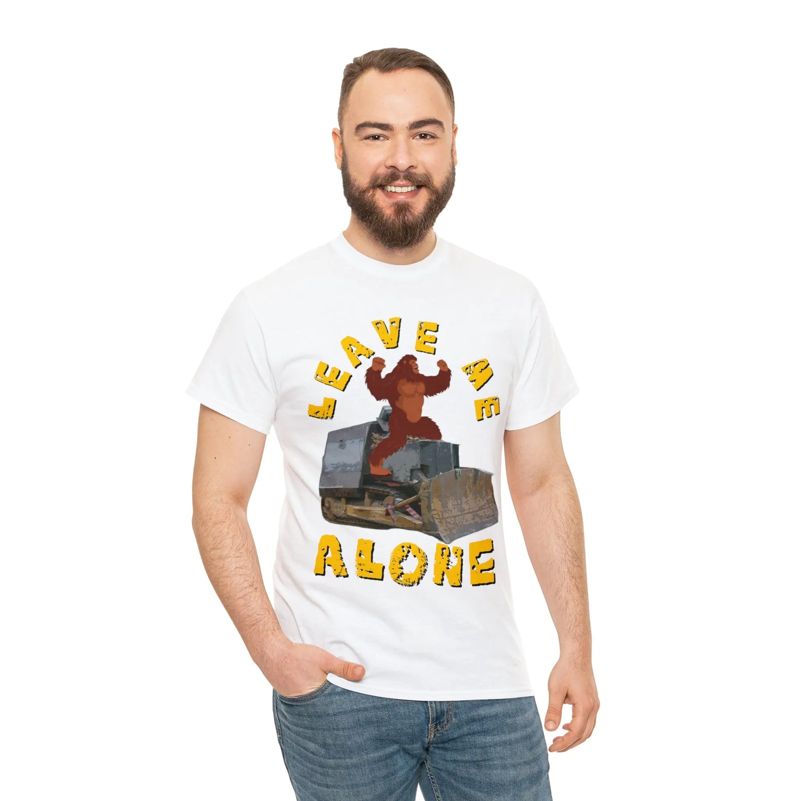 Leave Me Alone Bigfoot Killdozer T-Shirt
