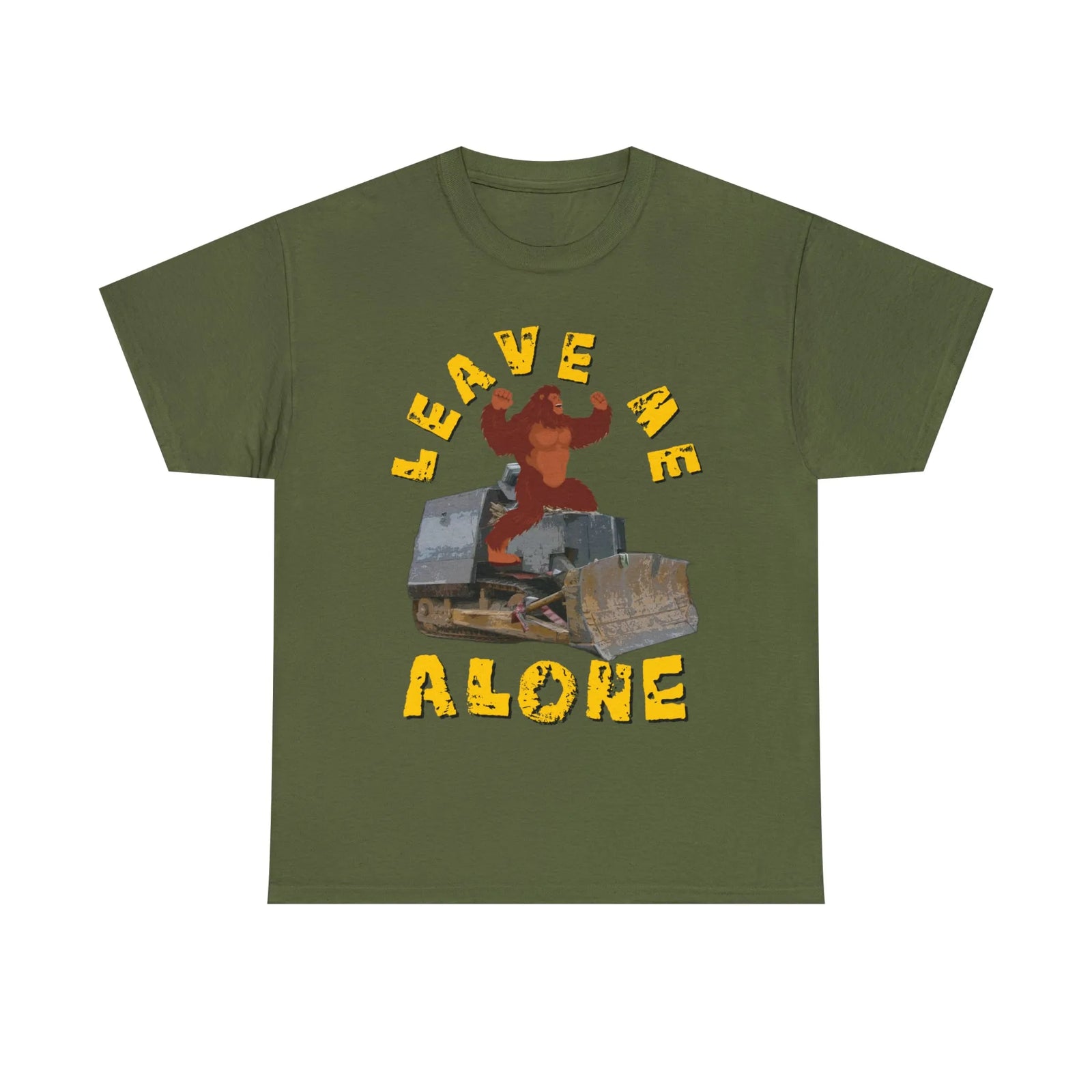 Leave Me Alone Bigfoot Killdozer T-Shirt