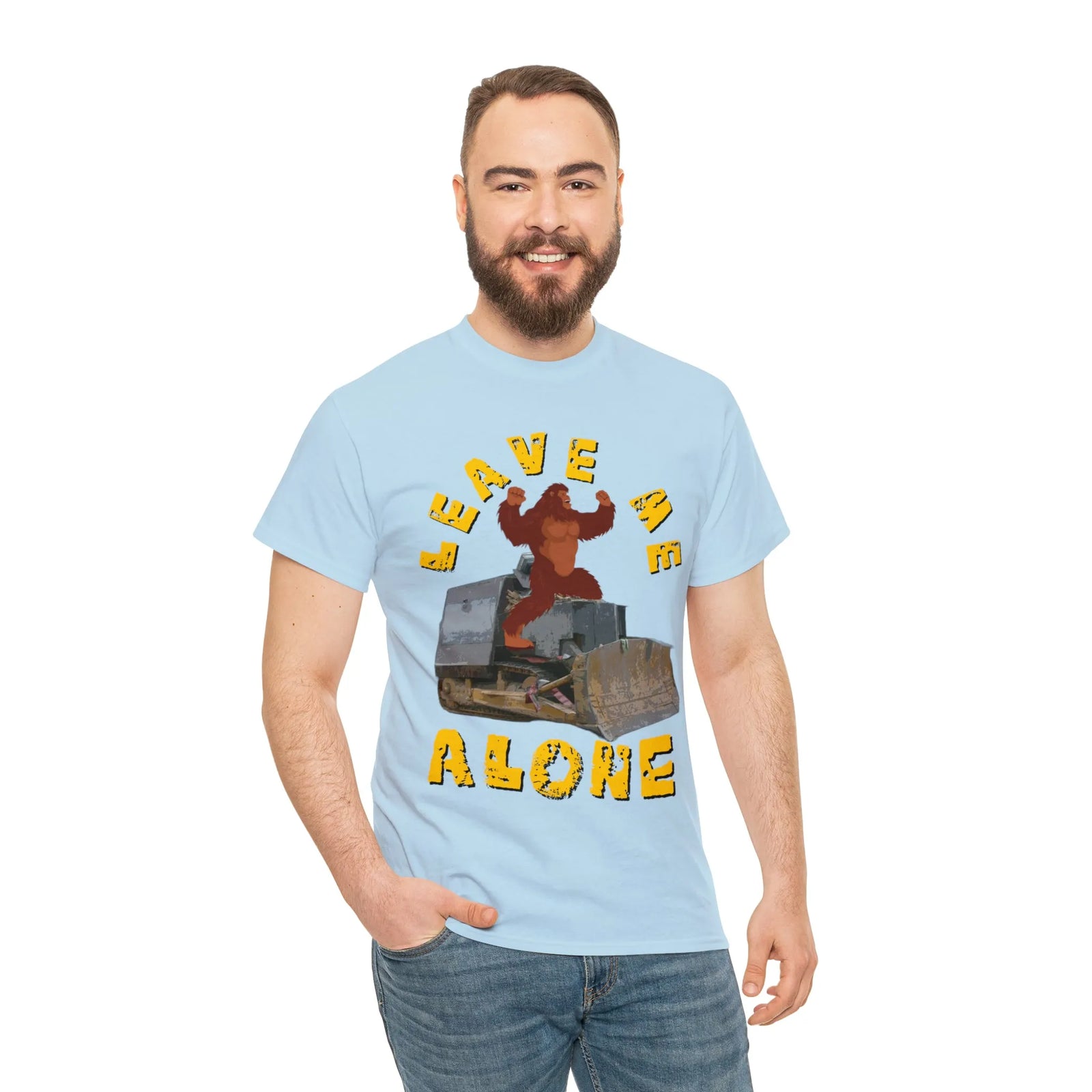 Leave Me Alone Bigfoot Killdozer T-Shirt