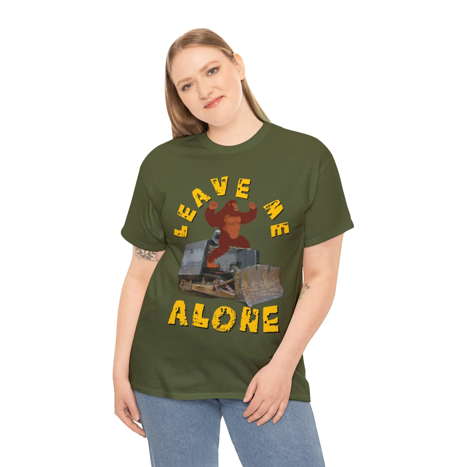 Leave Me Alone Bigfoot Killdozer T-Shirt
