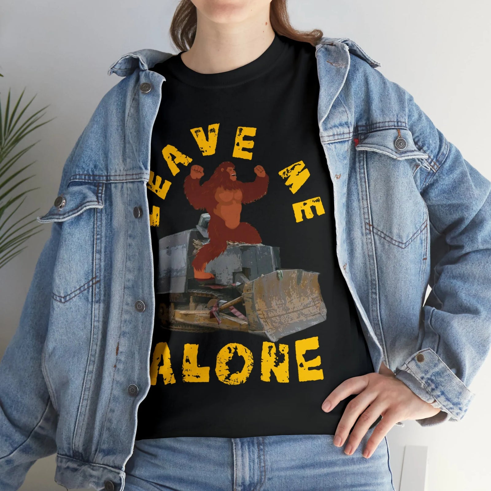 Leave Me Alone Bigfoot Killdozer T-Shirt
