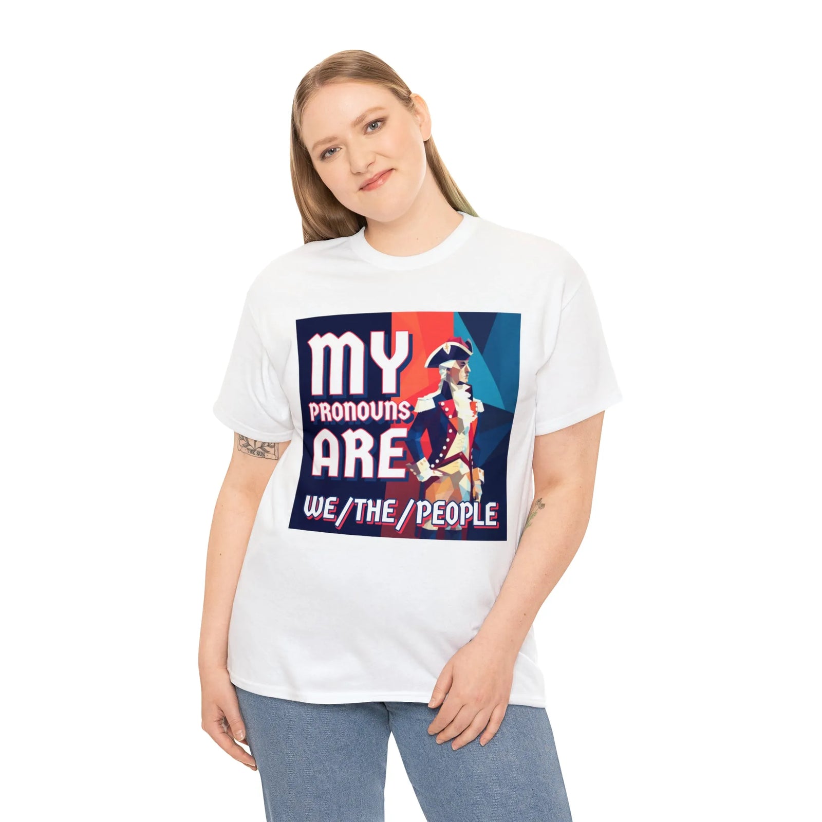 My Pronouns Are We/The/People Unisex Heavy Cotton Tee
