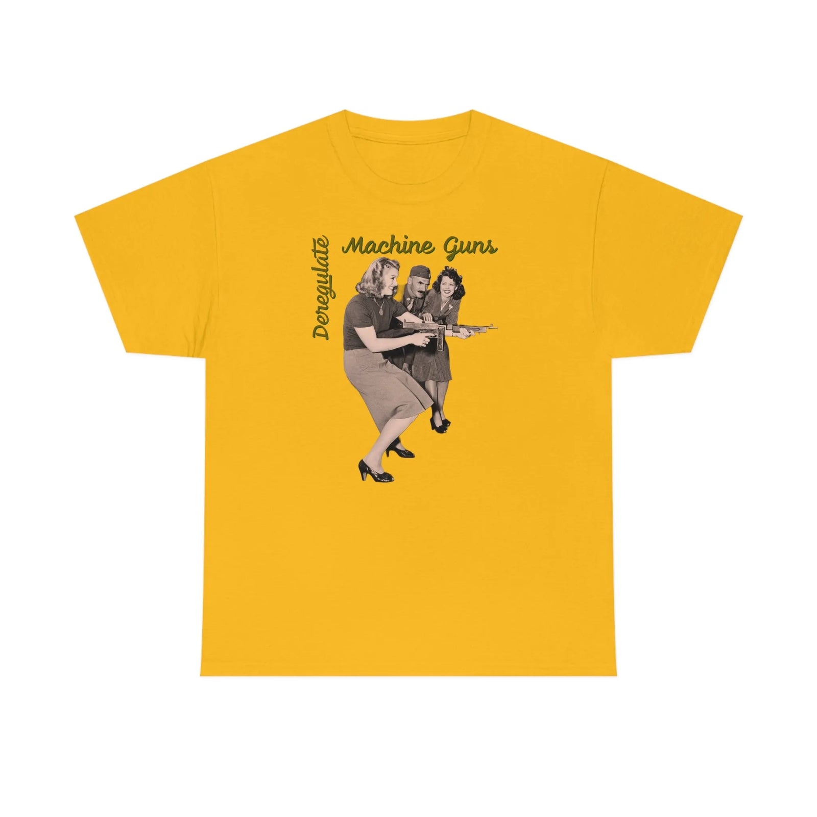 Deregulate Machine Guns Tee Shirt