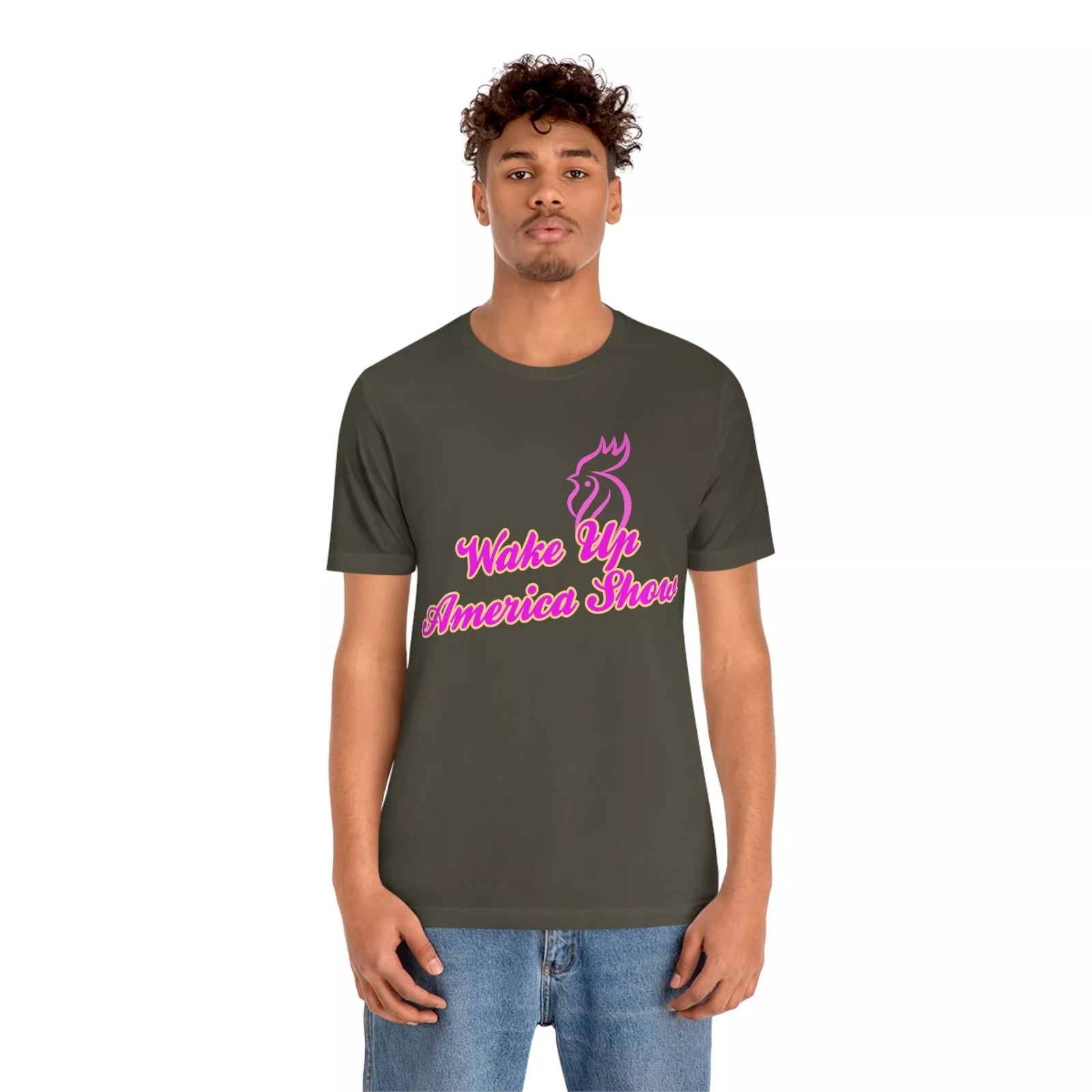 Wake Up America Show Unisex Jersey Short Sleeve Tee
