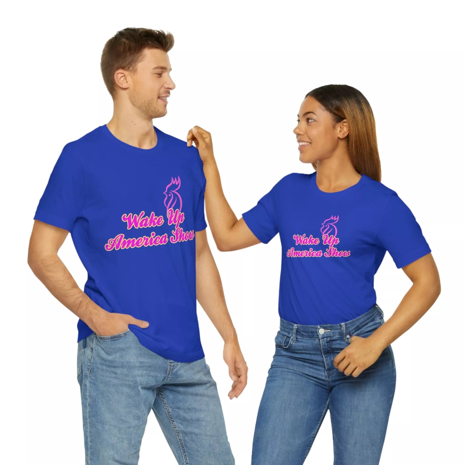Wake Up America Show Unisex Jersey Short Sleeve Tee