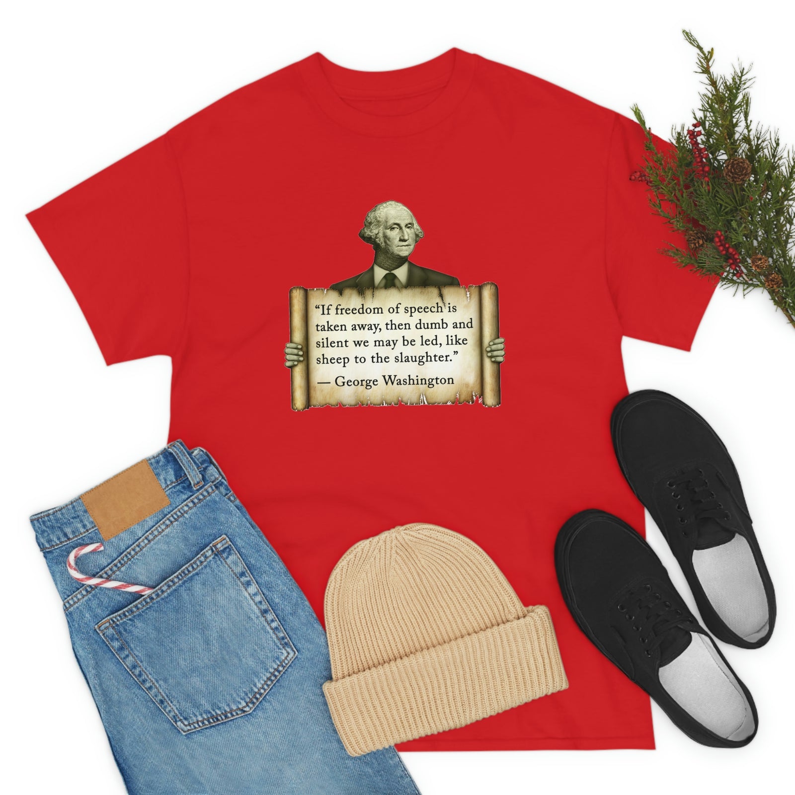 George Washington Freedom of Speech T-Shirt