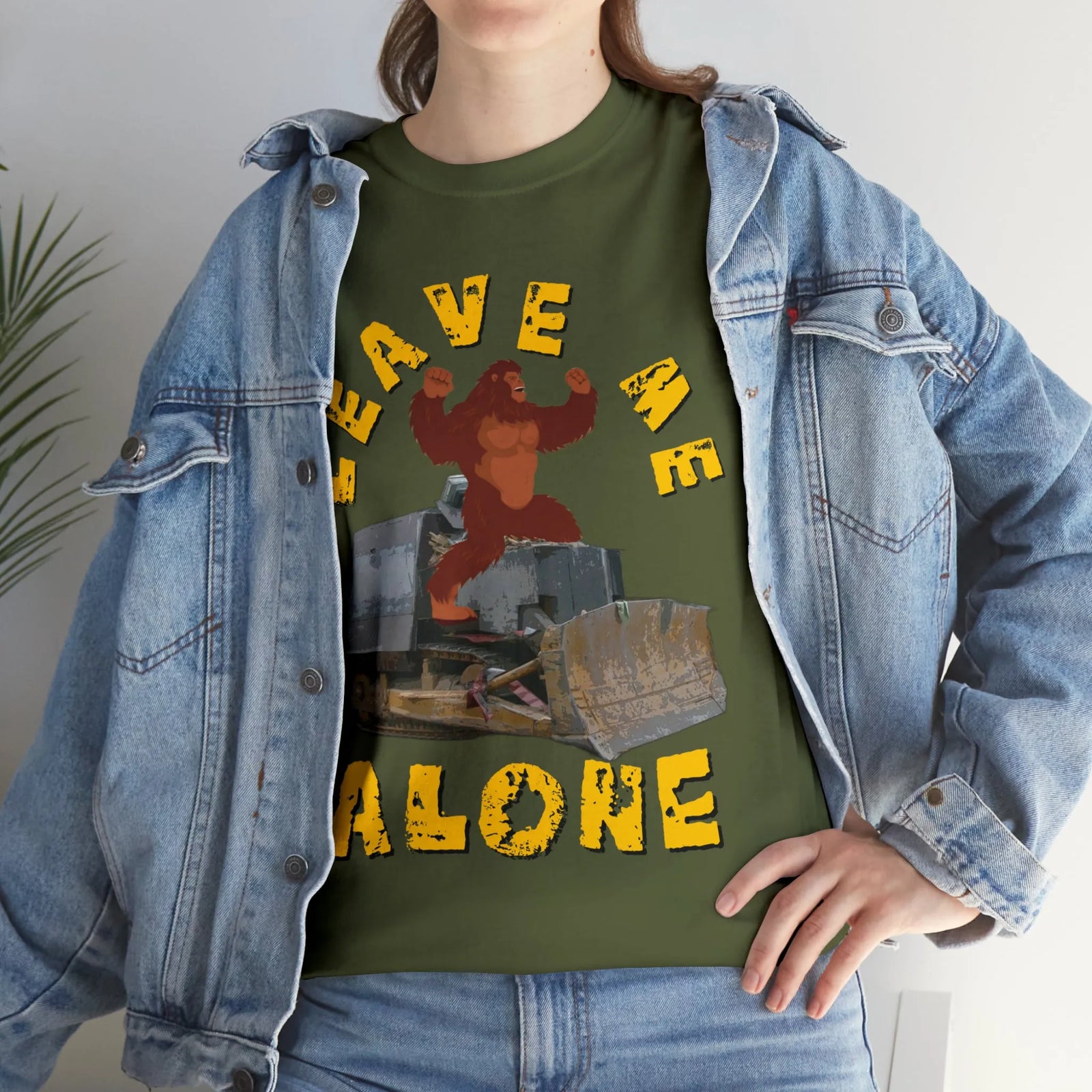 Leave Me Alone Bigfoot Killdozer T-Shirt