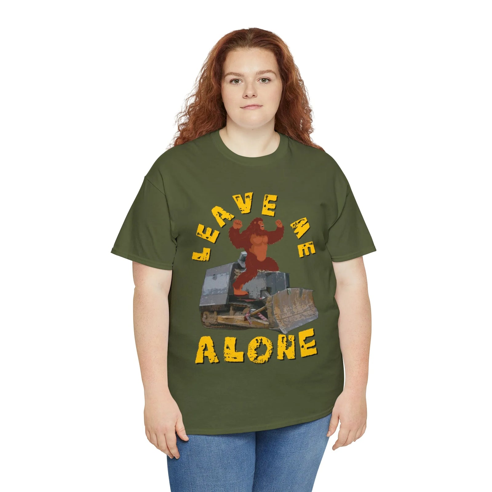 Leave Me Alone Bigfoot Killdozer T-Shirt