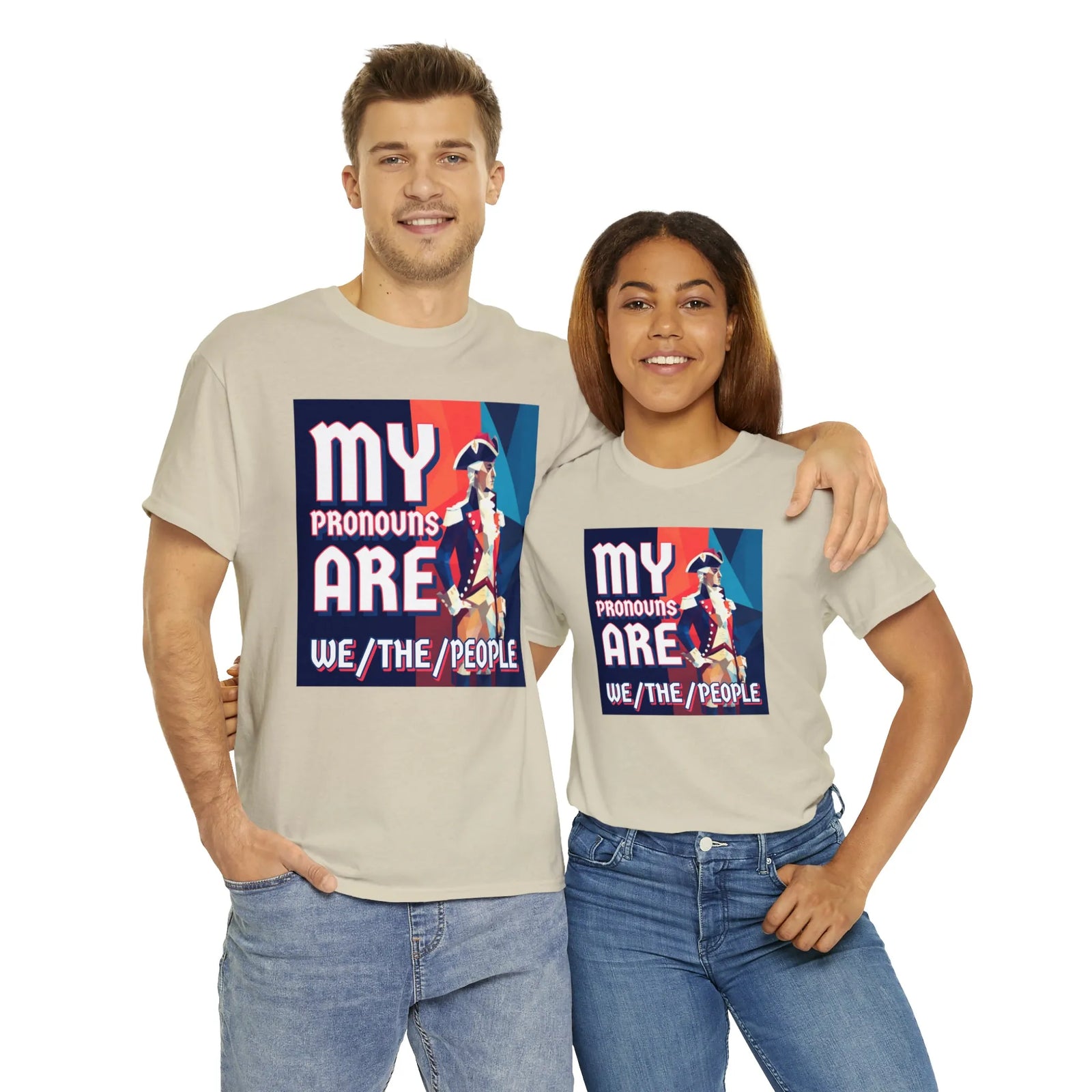 My Pronouns Are We/The/People Unisex Heavy Cotton Tee