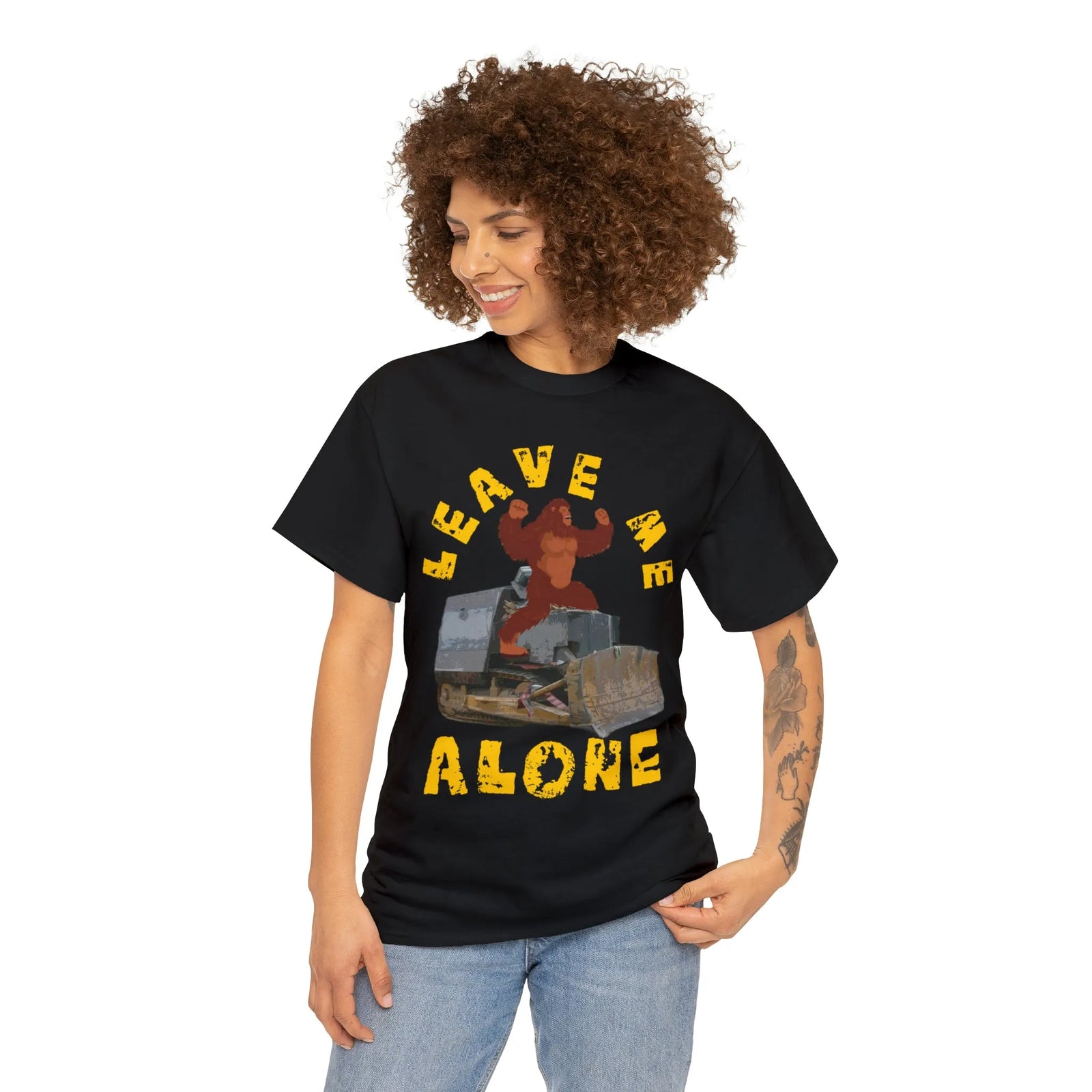 Leave Me Alone Bigfoot Killdozer T-Shirt