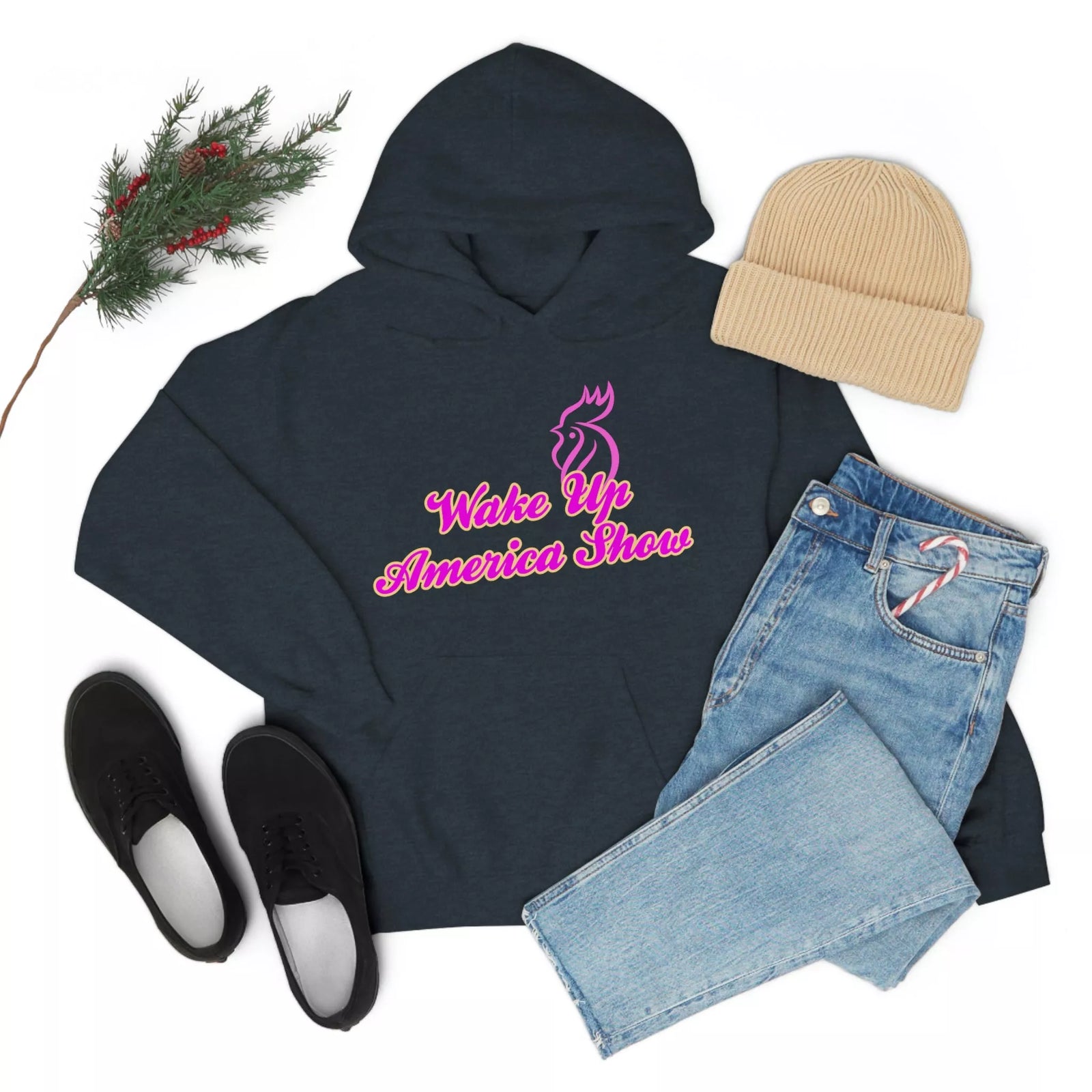 Wake Up America Show Unisex Heavy Blend™ Hooded Sweatshirt