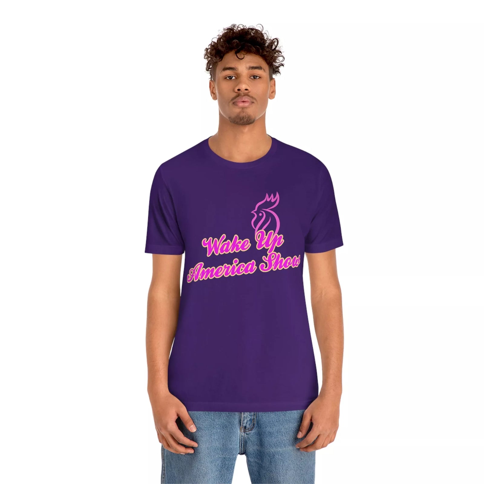 Wake Up America Show Unisex Jersey Short Sleeve Tee